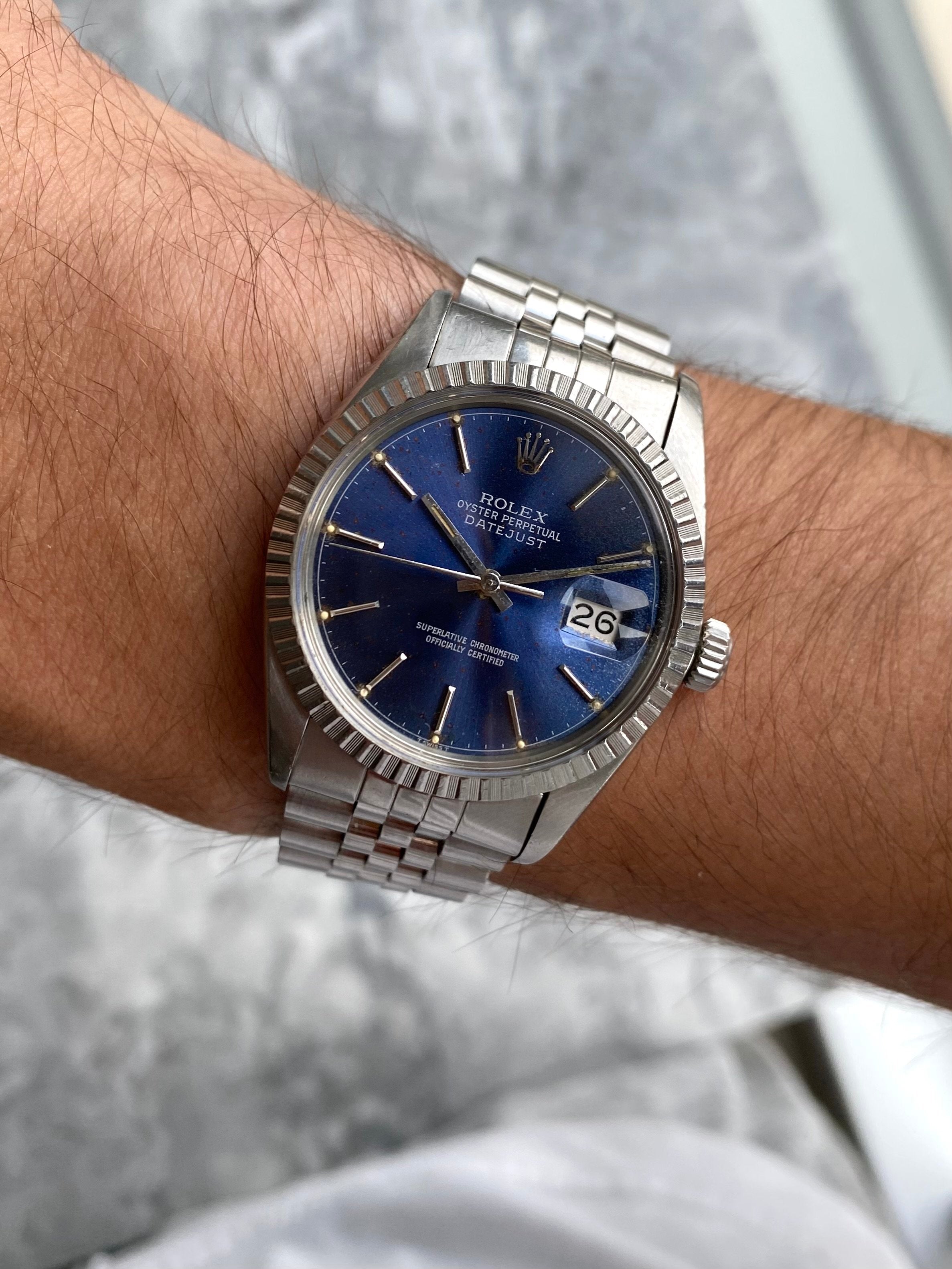 Rolex Datejust 16030 - Blue Dial.