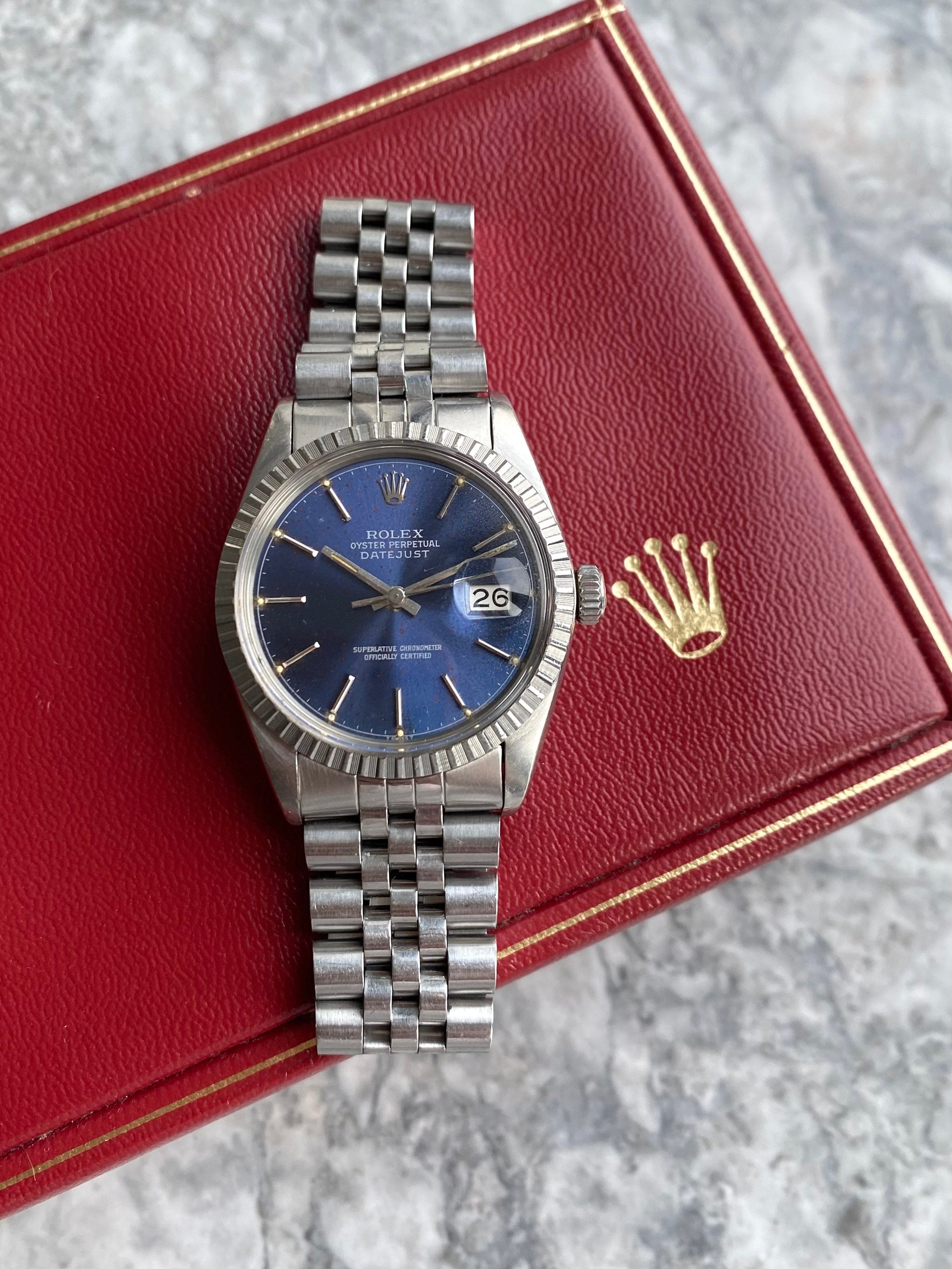 Rolex Datejust 16030 - Blue Dial.