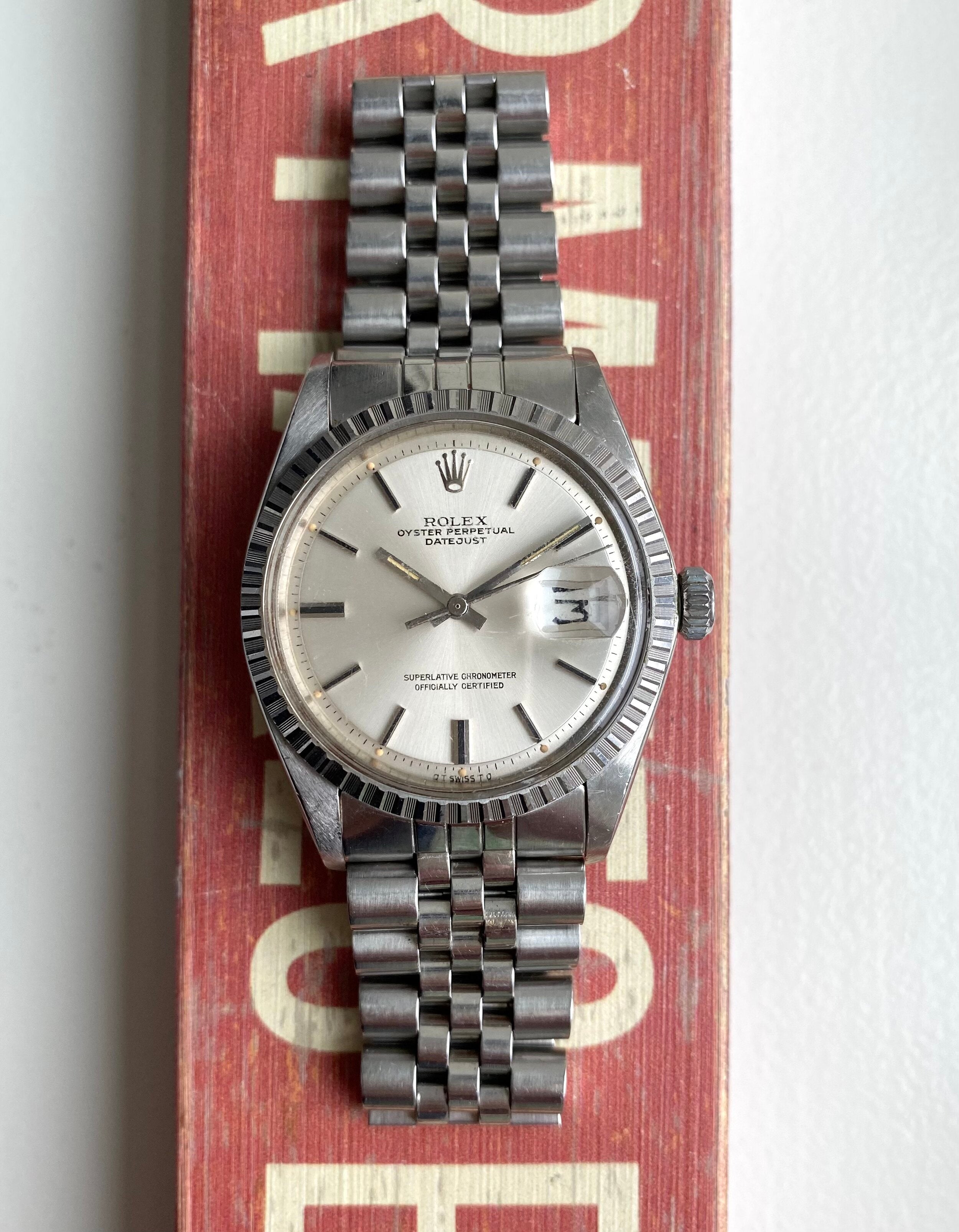 Rolex Datejust ref. 1603 — Silver "Sigma" Dial