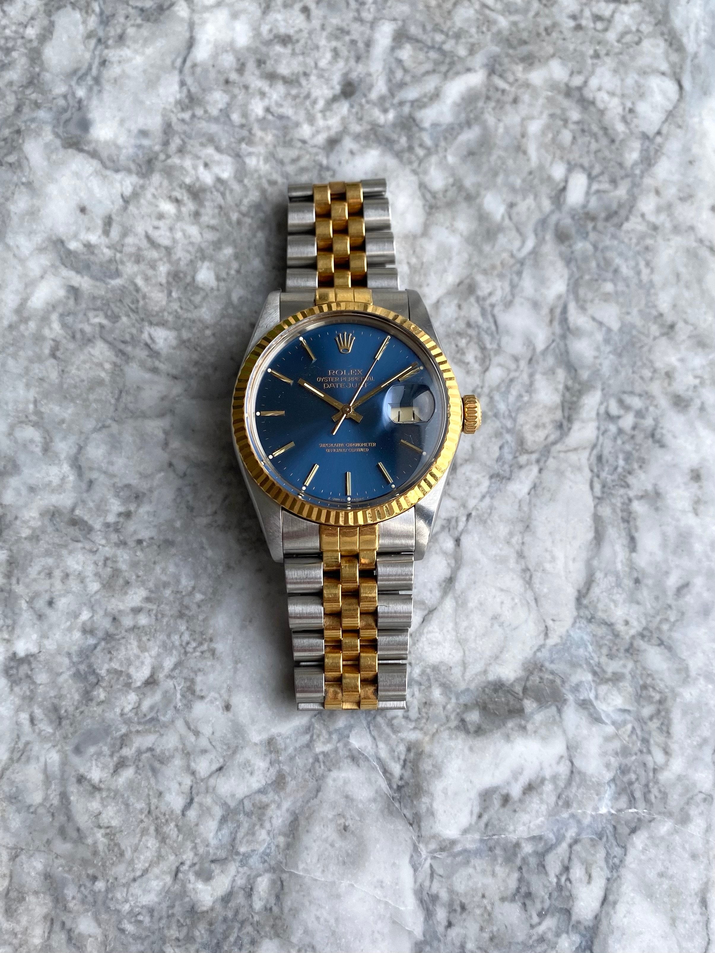 Rolex Datejust 16013 - Blue Two Tone.