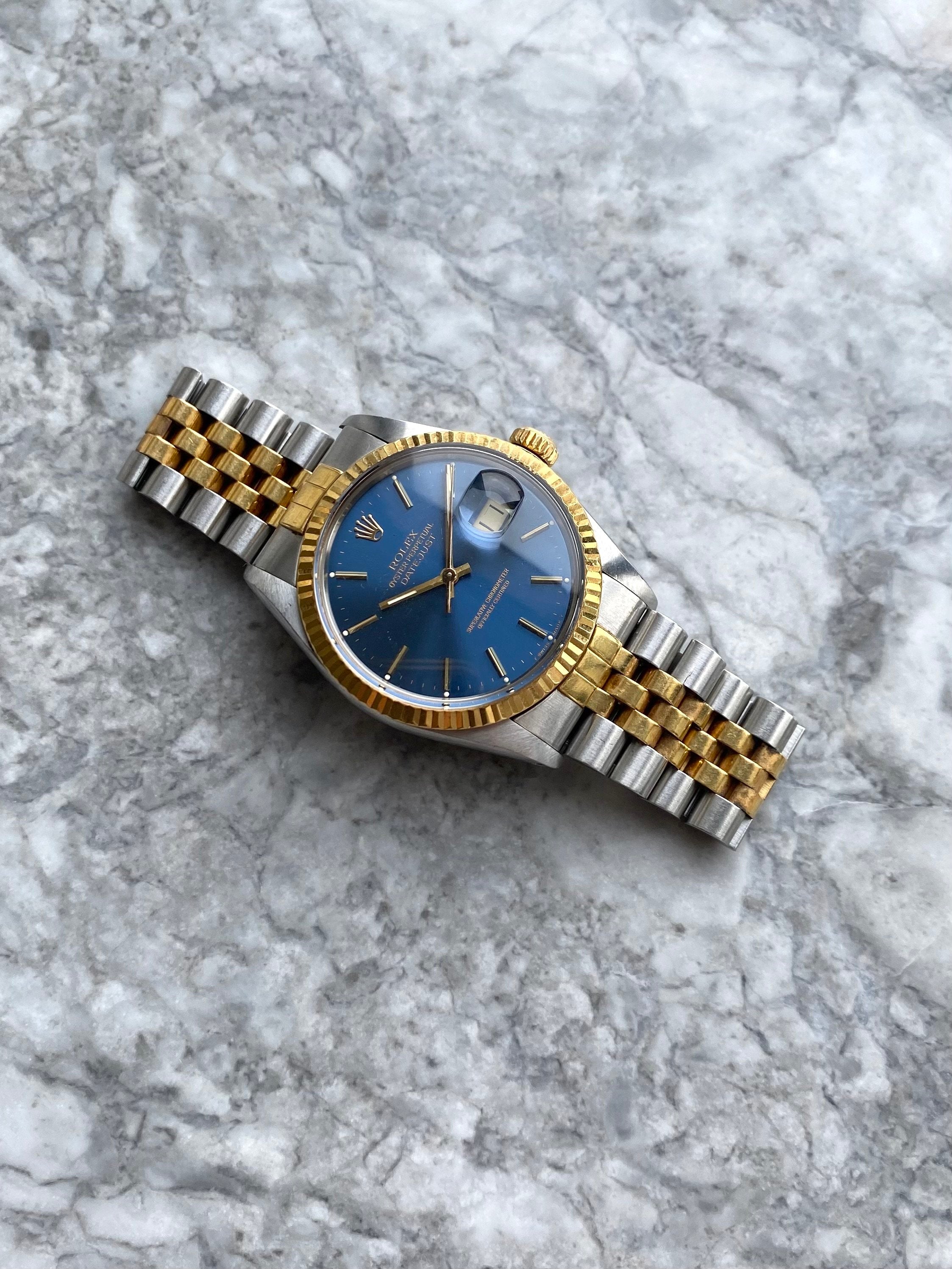 Rolex Datejust 16013 - Blue Two Tone.