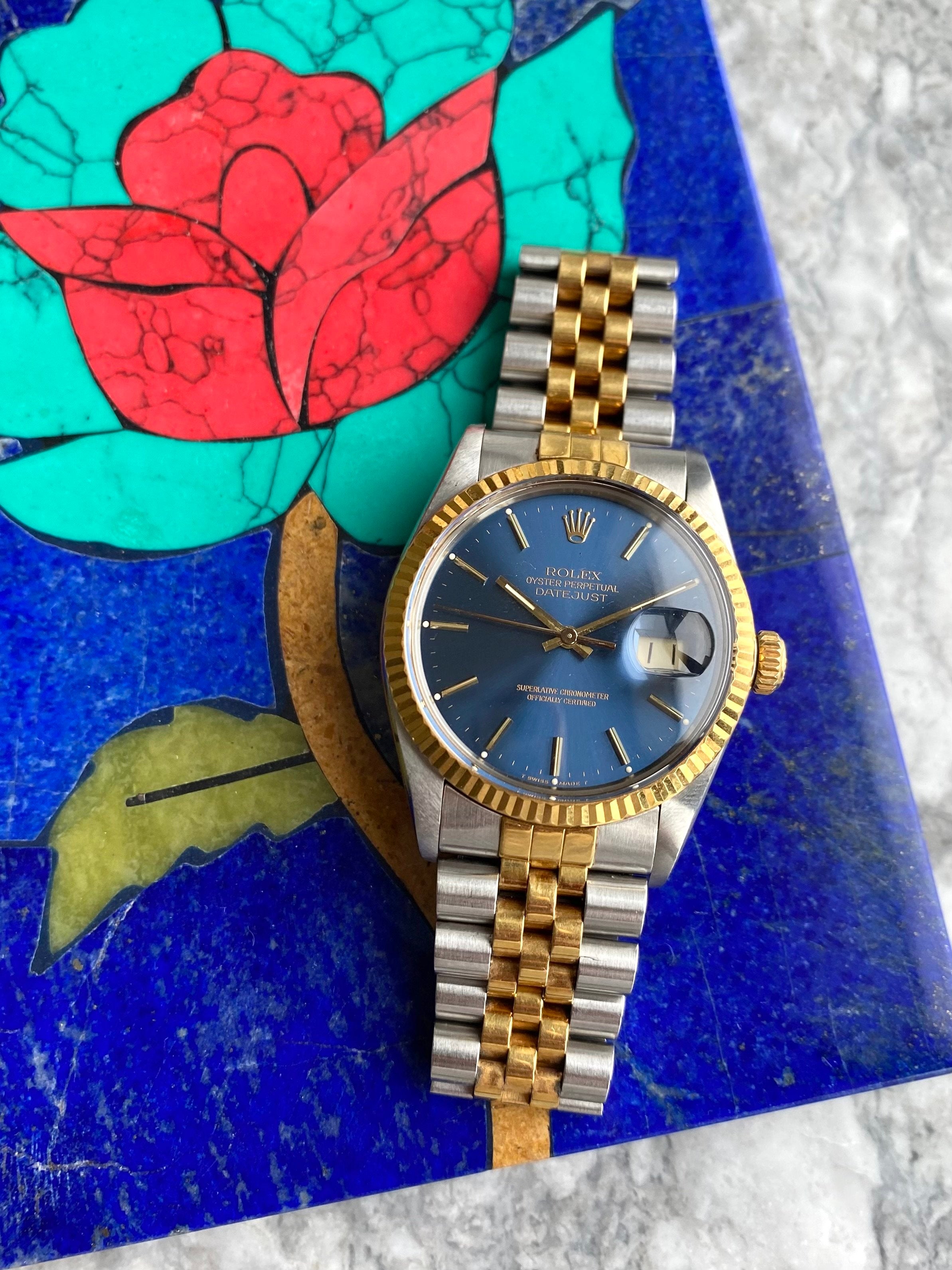 Rolex Datejust 16013 - Blue Two Tone.