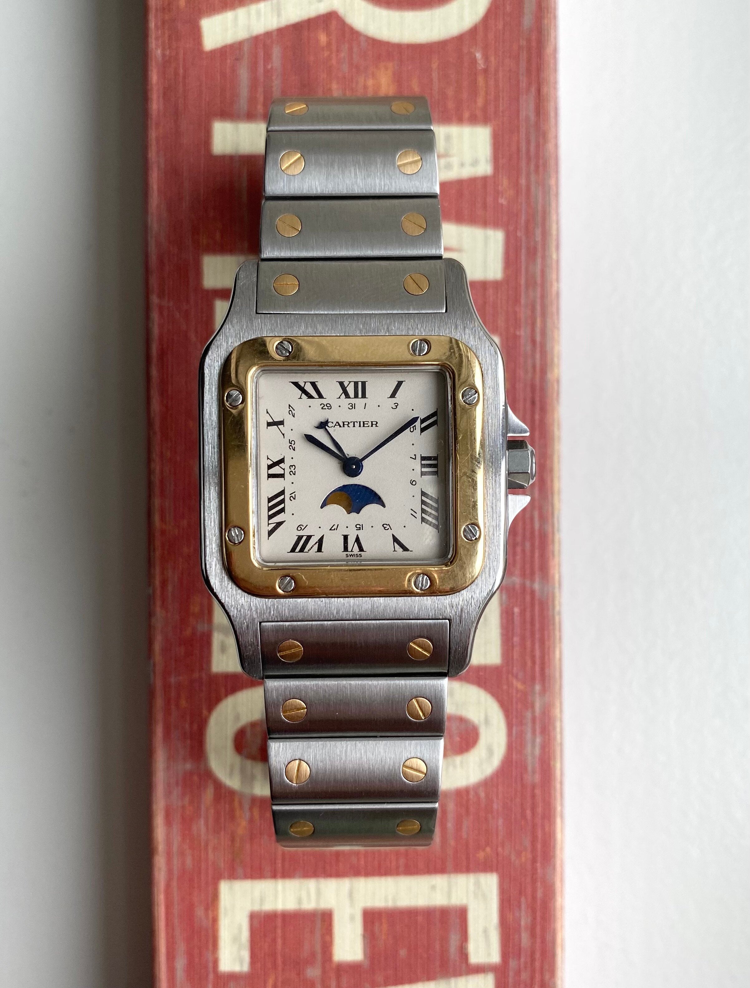 Cartier Santos Galbée — Rare Moonphase