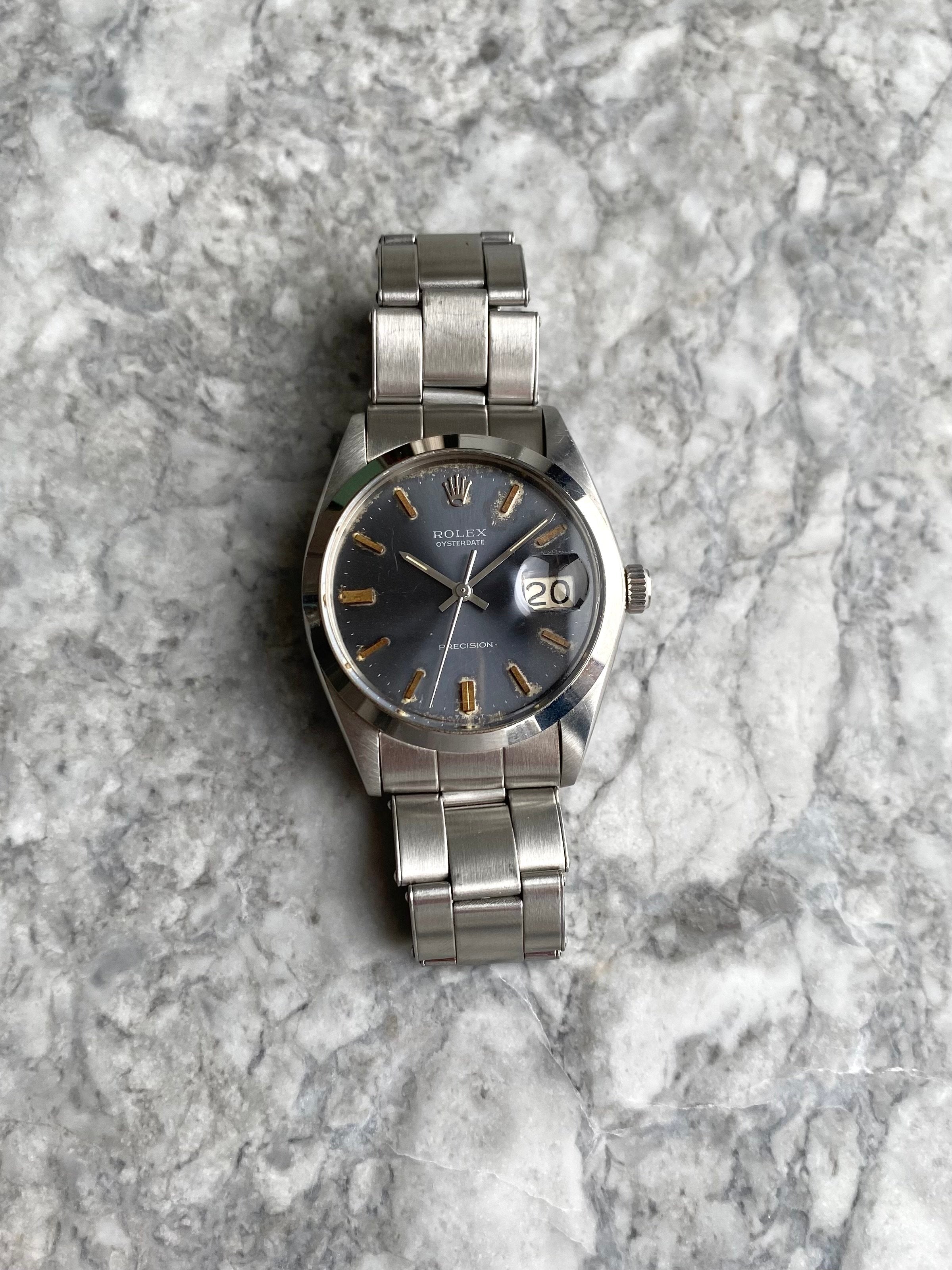 Rolex Precision Oysterdate - Grey Dial.