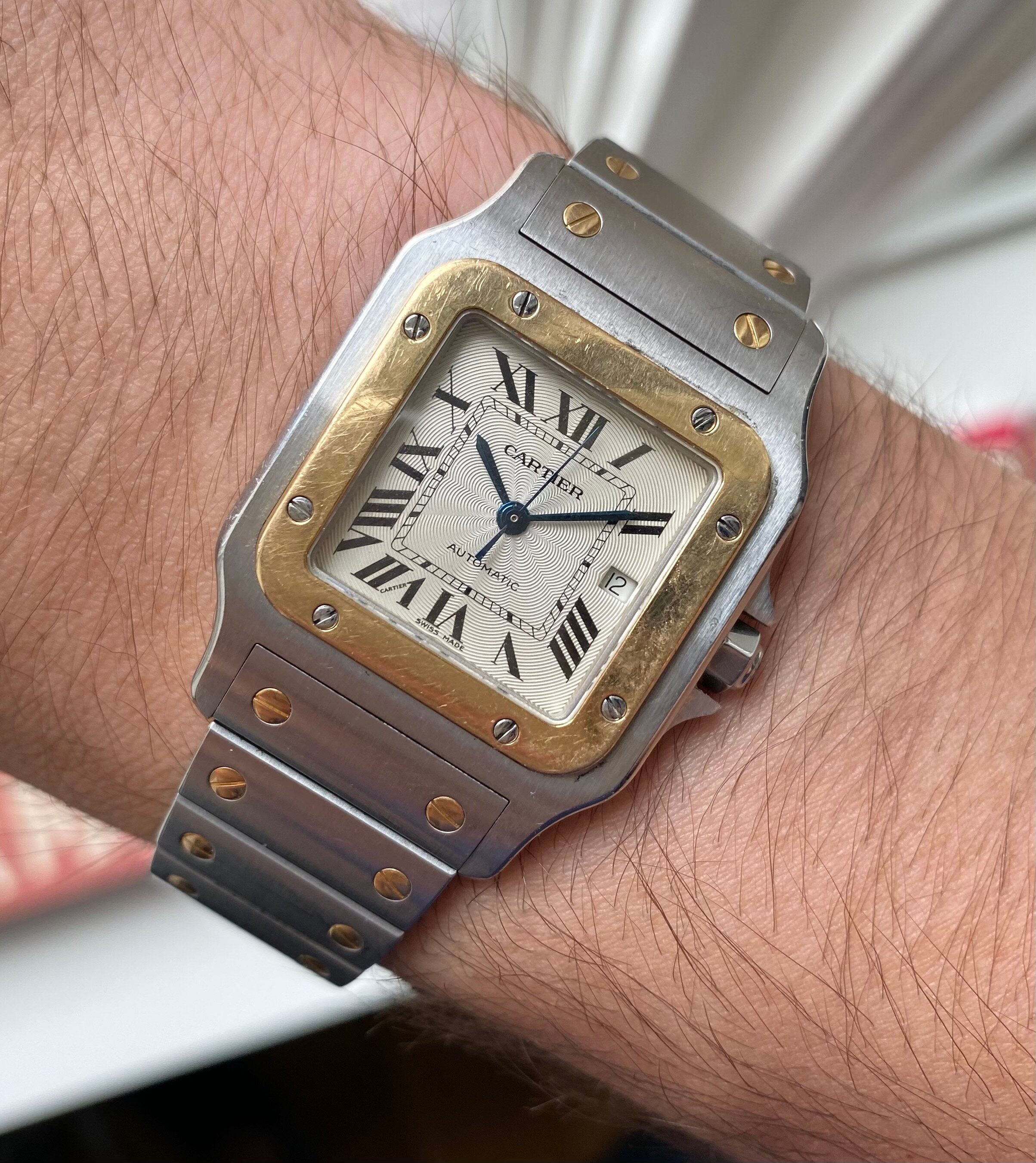 Cartier Santos Galbée — Guilloché Dial