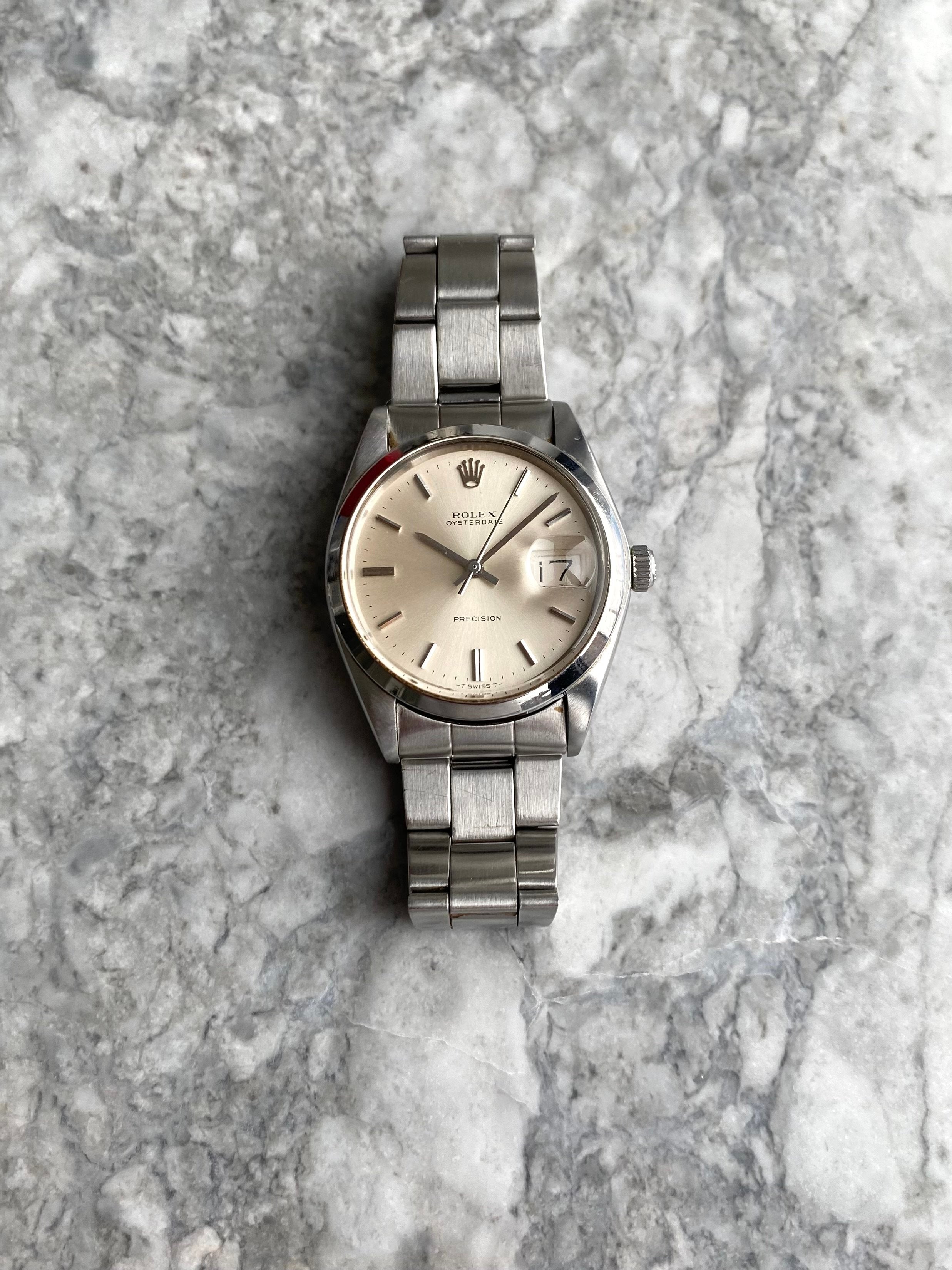 Rolex Oysterdate Precision - Silver.