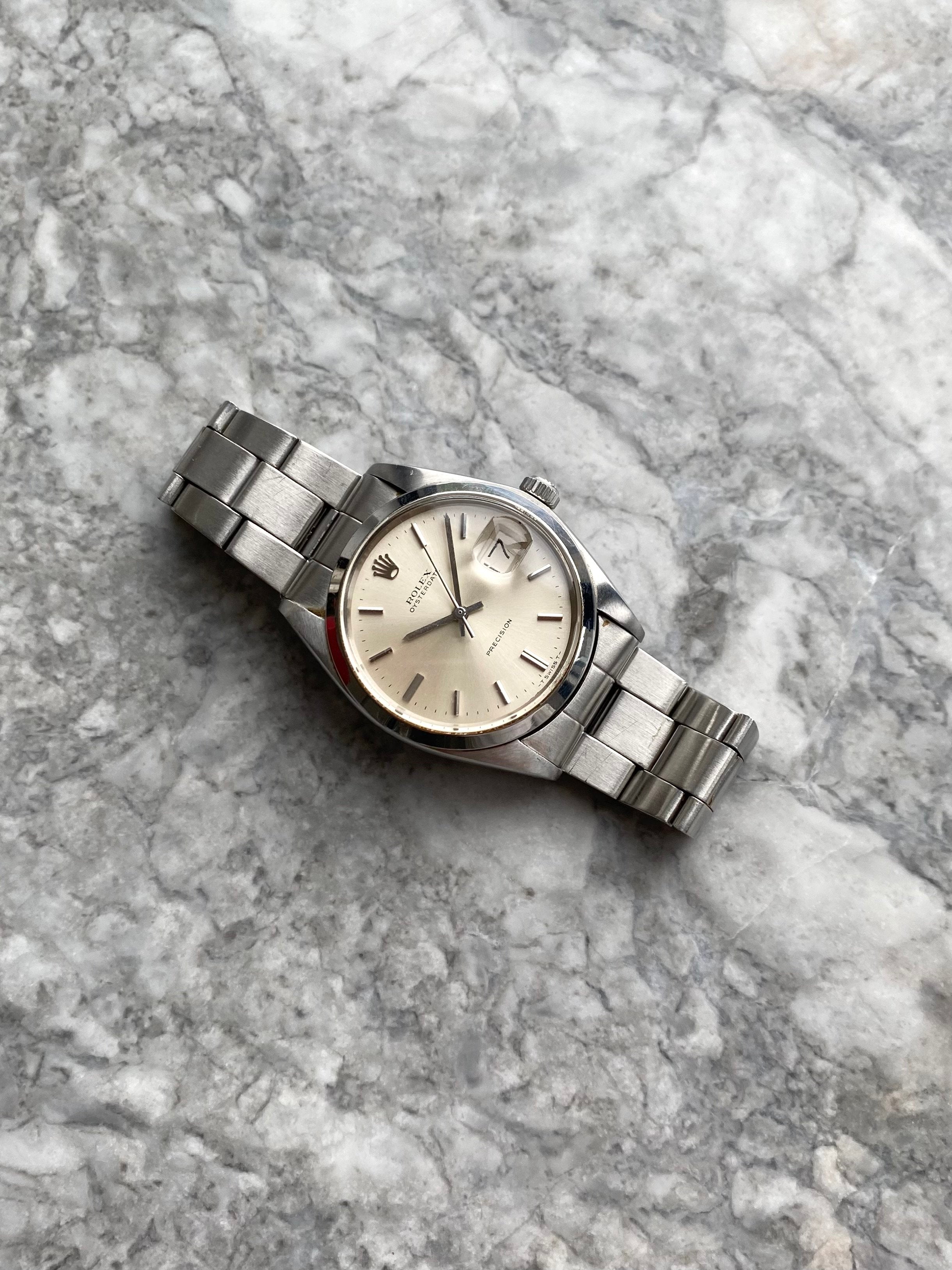 Rolex Oysterdate Precision - Silver.