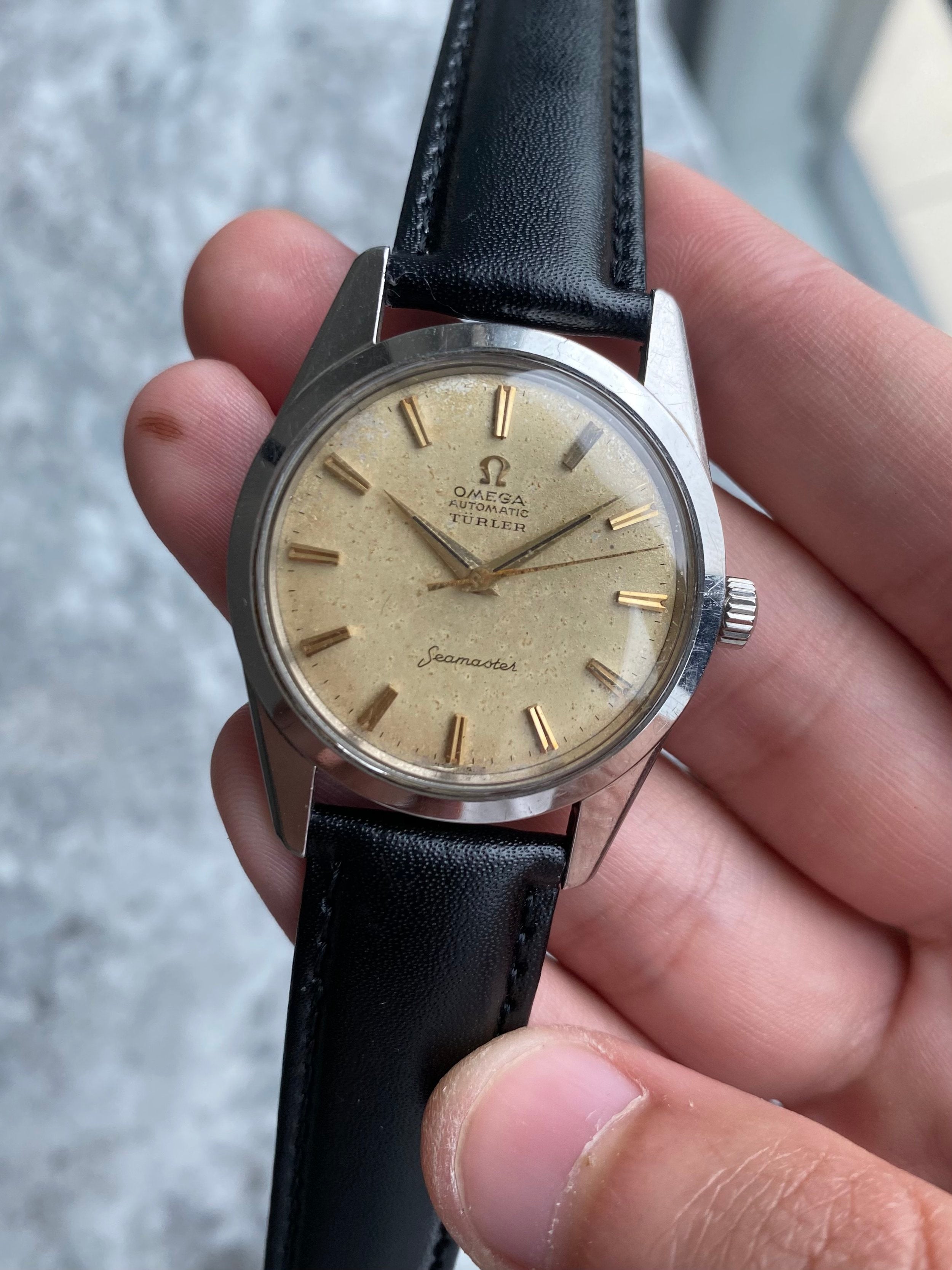 Omega Seamaster Turler - Cream Dial.