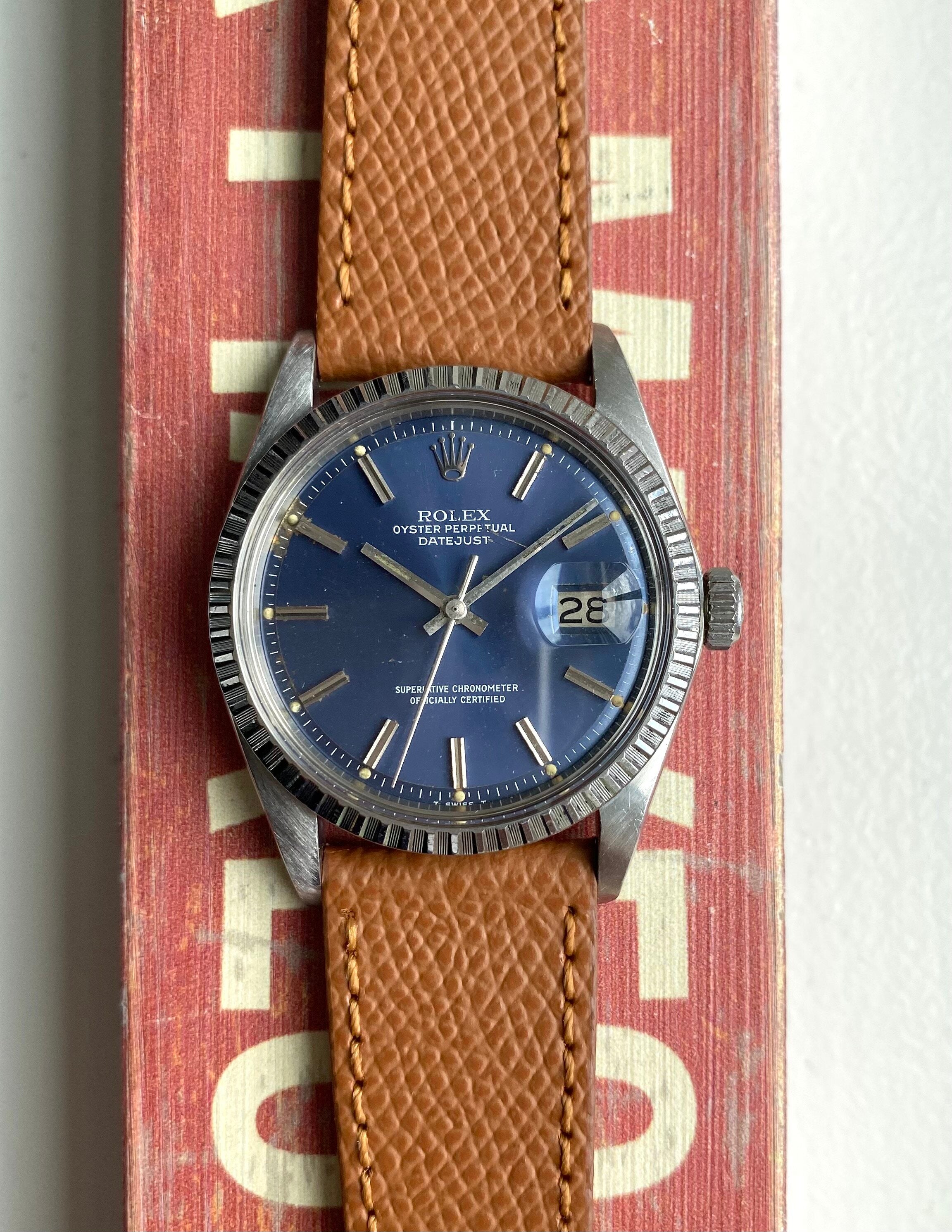 Rolex Datejust ref. 1603 — Blue Dial