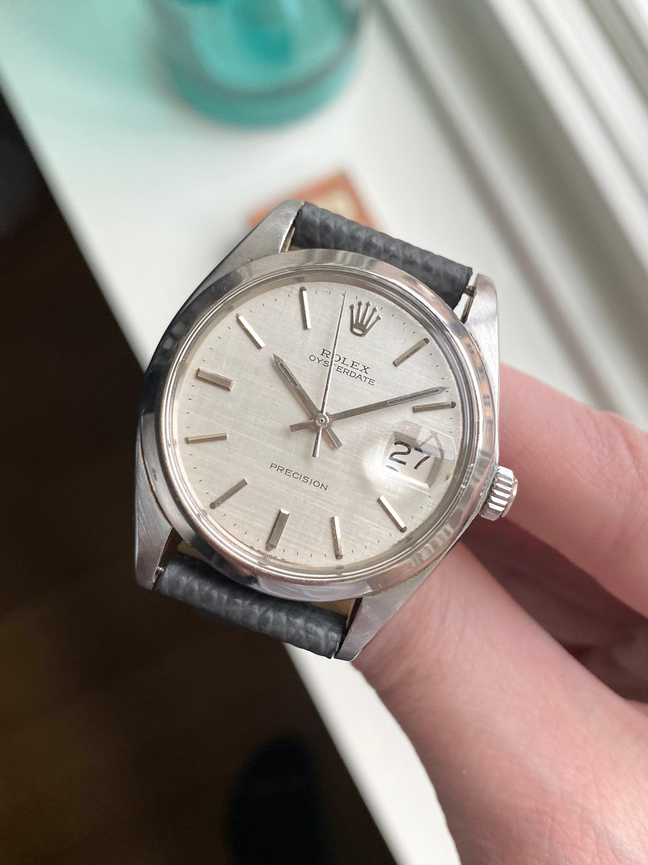 Rolex Precision Oysterdate 6694 - Silver Linen