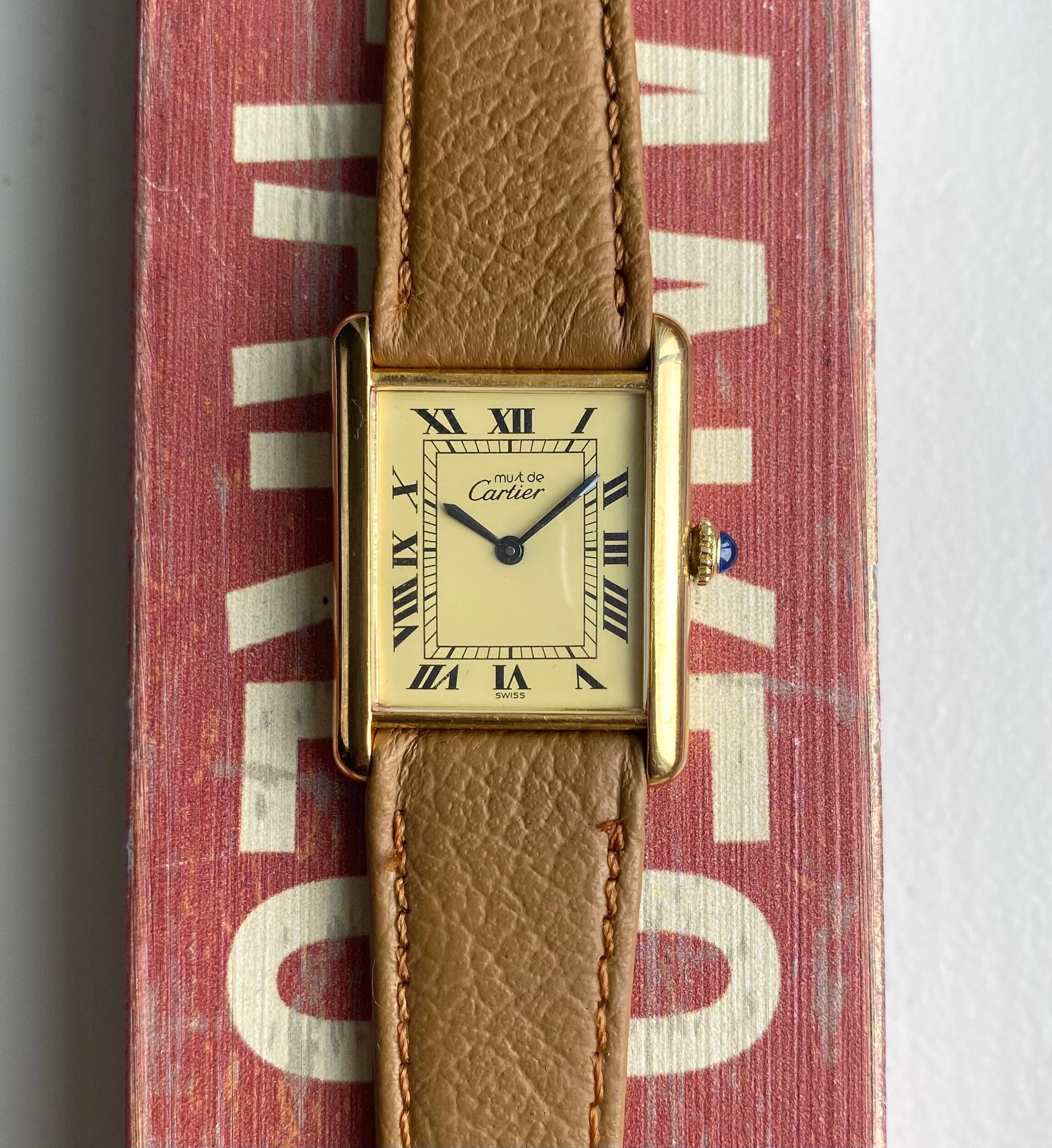 Cartier Tank — Lemon Roman Numerals