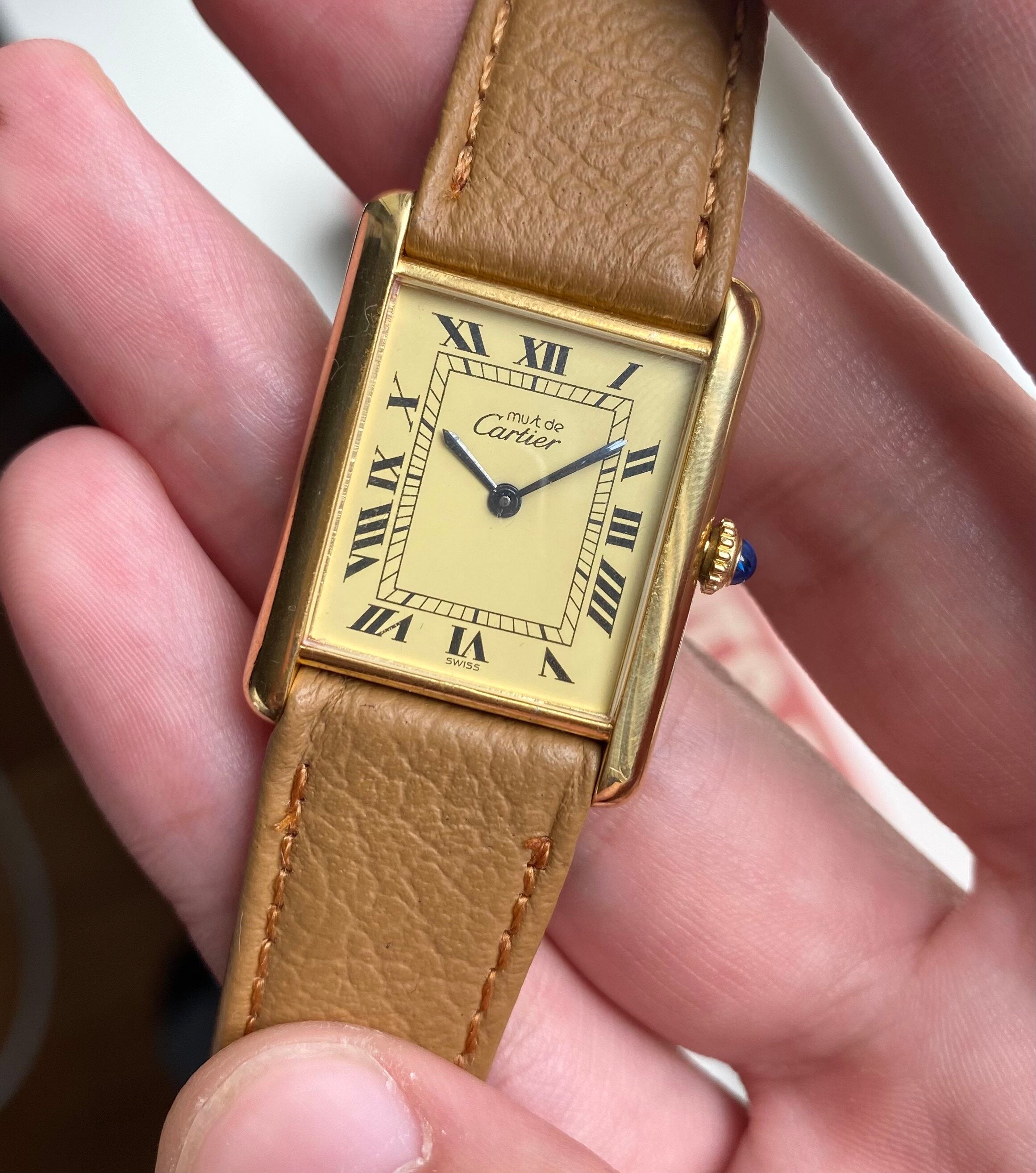 Cartier Tank — Lemon Roman Numerals