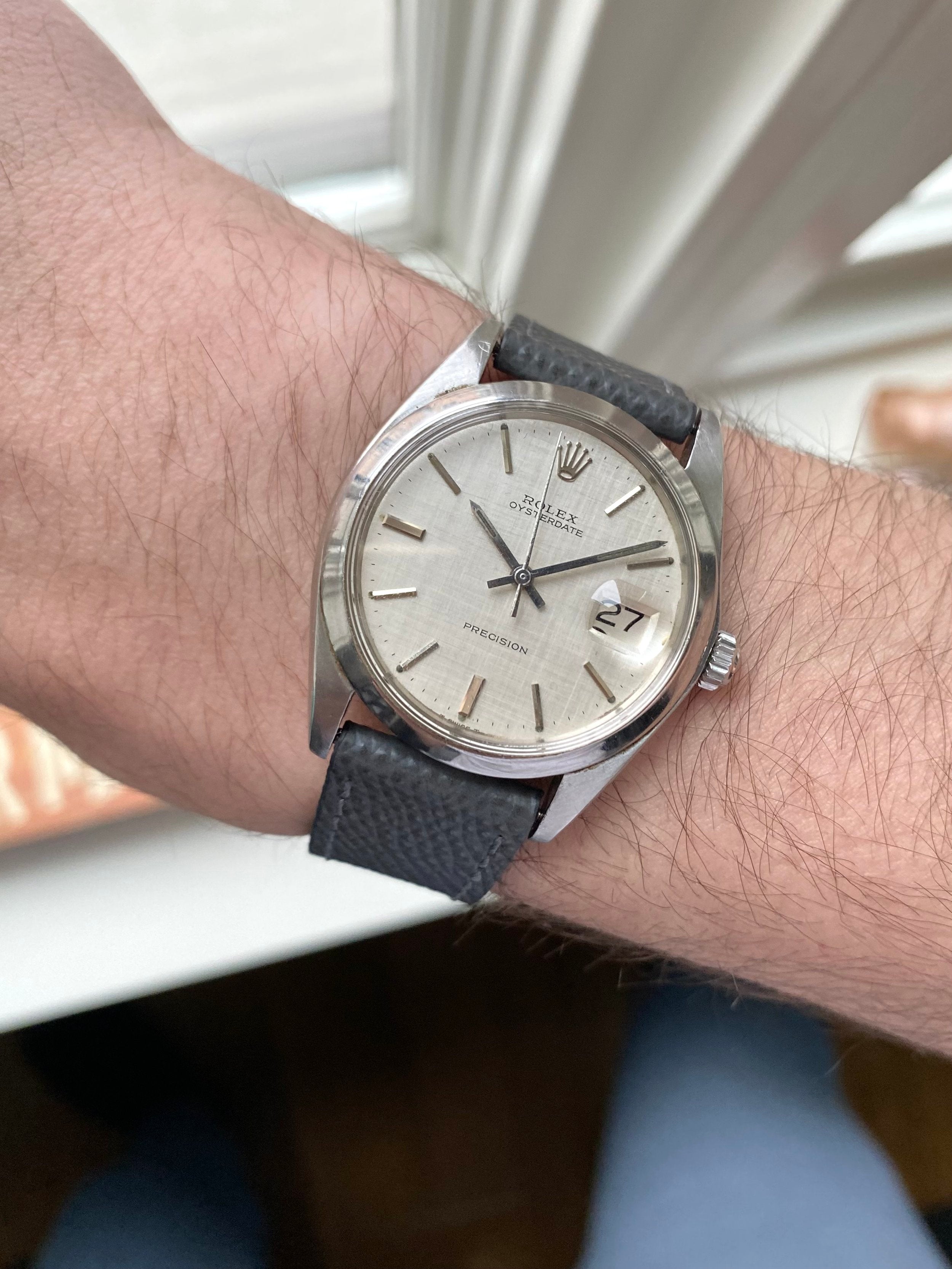 Rolex Precision Oysterdate 6694 - Silver Linen