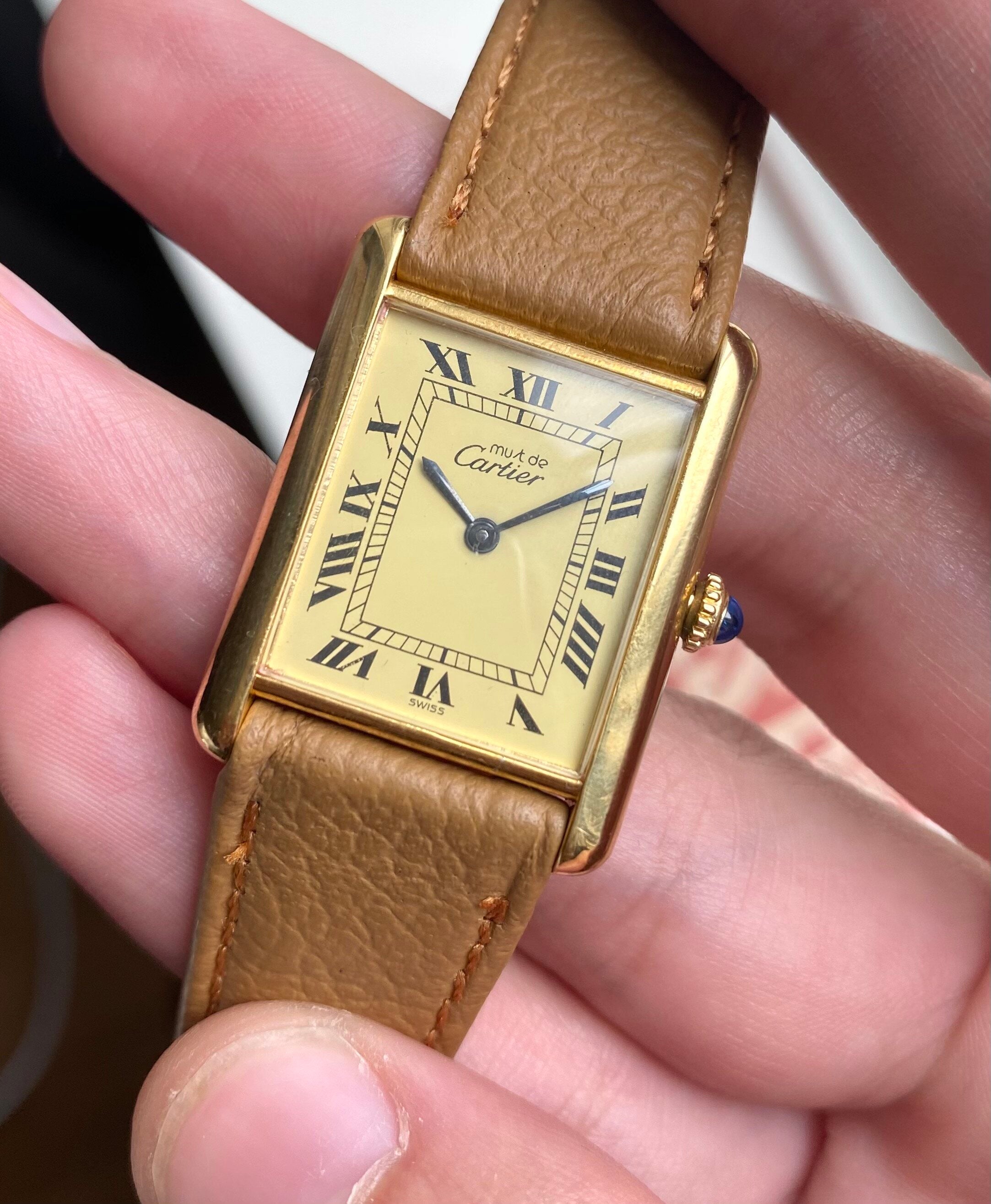 Cartier Tank — Lemon Roman Numerals