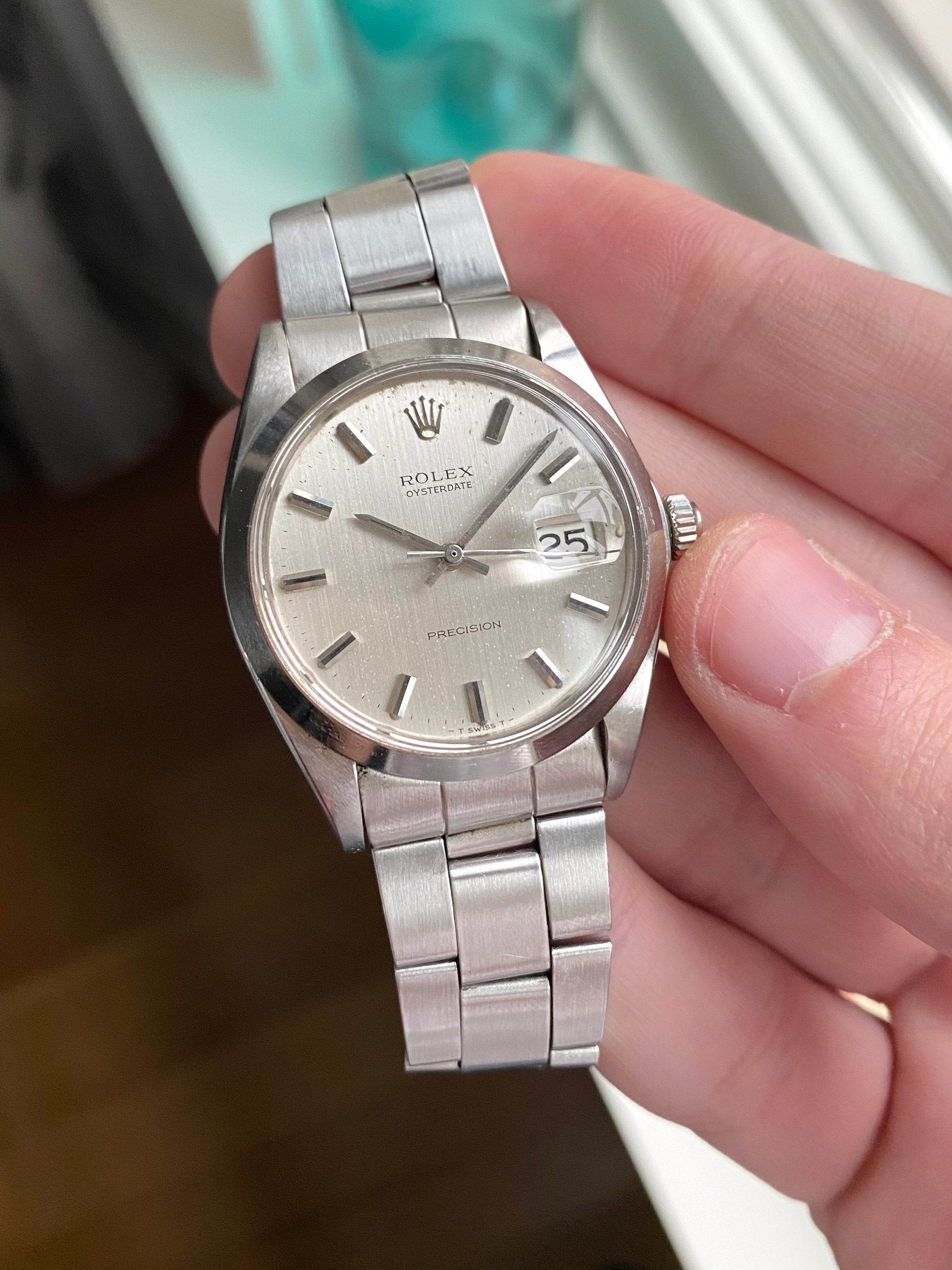 Rolex Precision Oysterdate 6694 - Silver Stripe