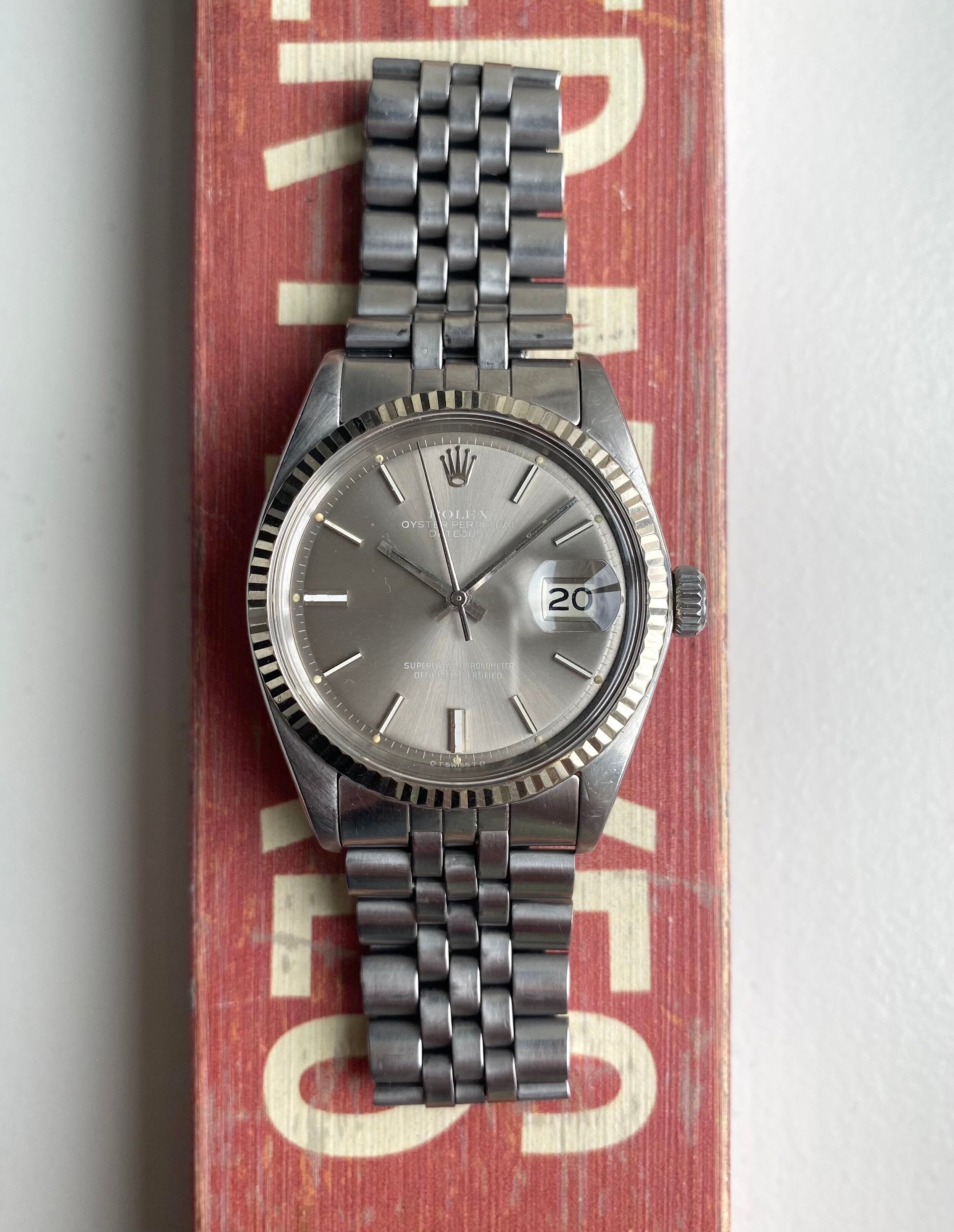 Rolex Datejust ref. 1601 — Taupe Grey "Sigma" Dial