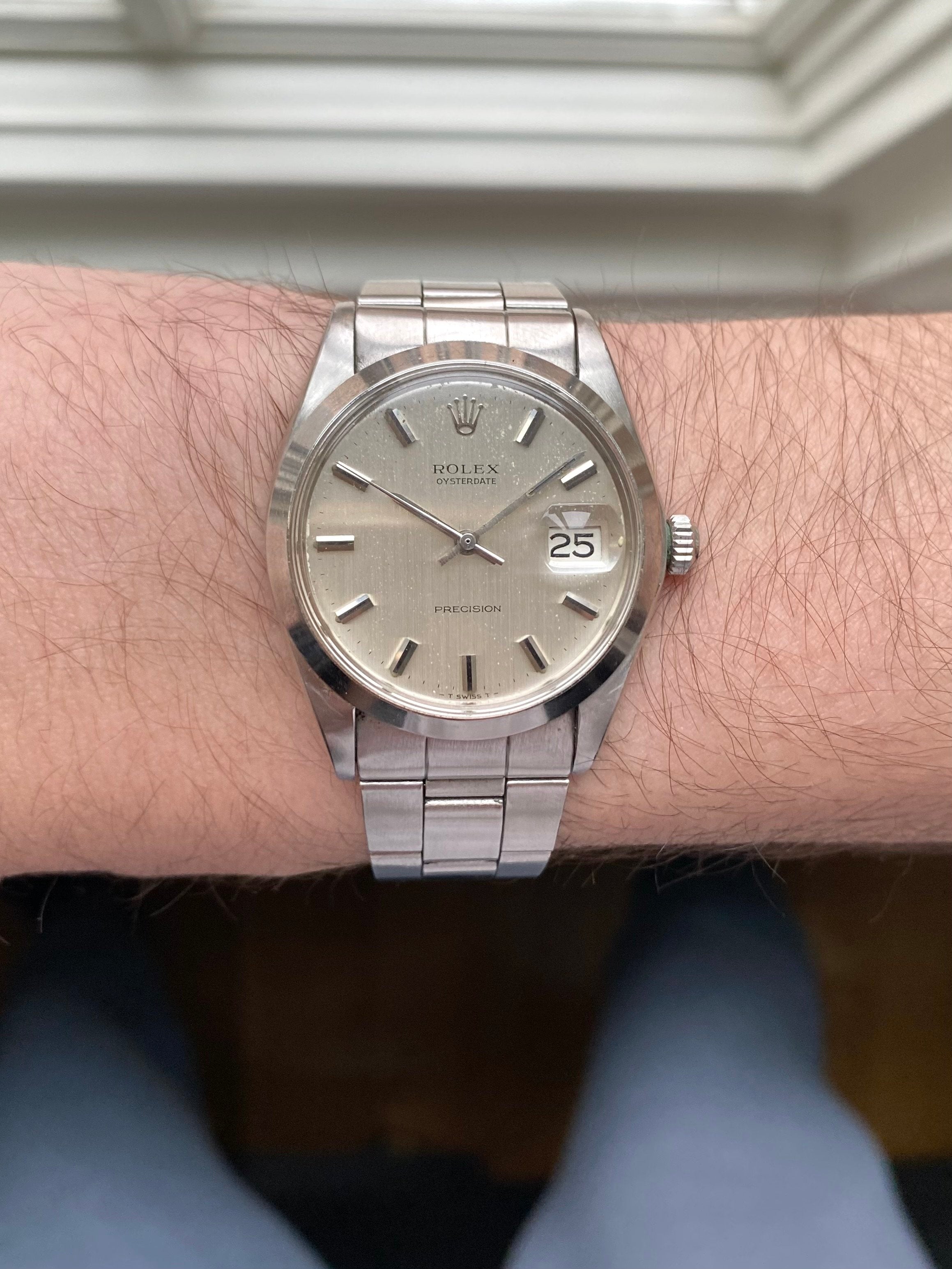 Rolex Precision Oysterdate 6694 - Silver Stripe