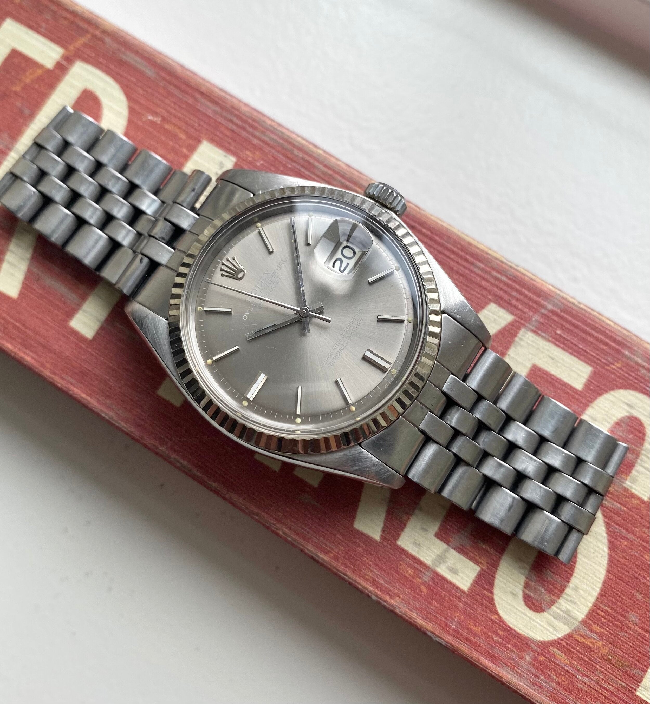 Rolex Datejust ref. 1601 — Taupe Grey "Sigma" Dial