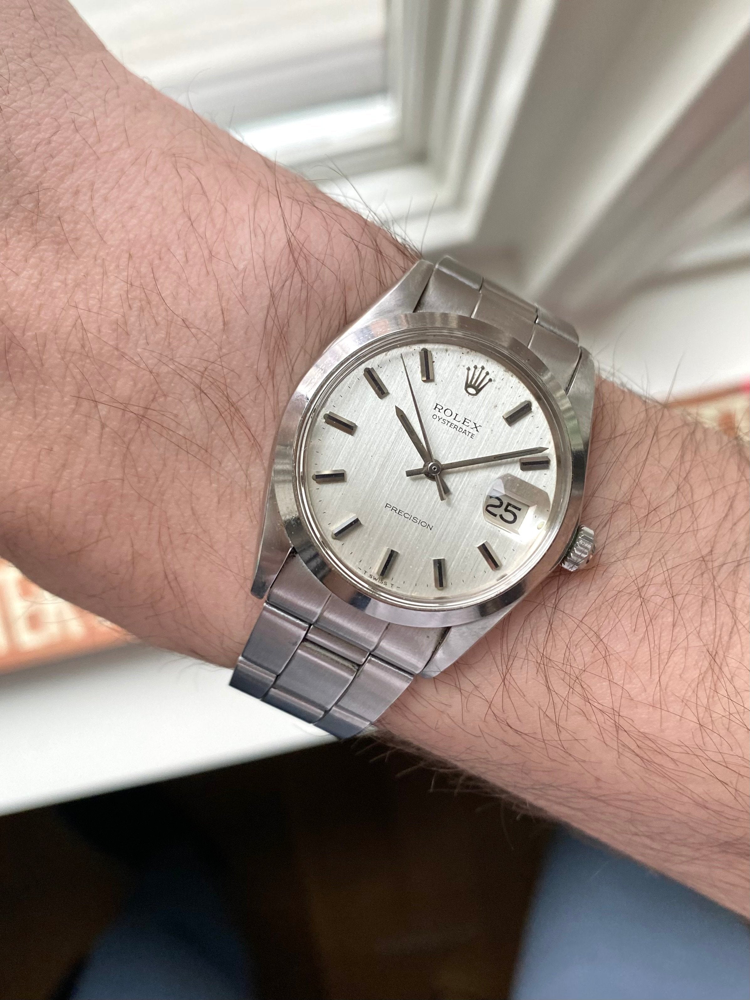 Rolex Precision Oysterdate 6694 - Silver Stripe