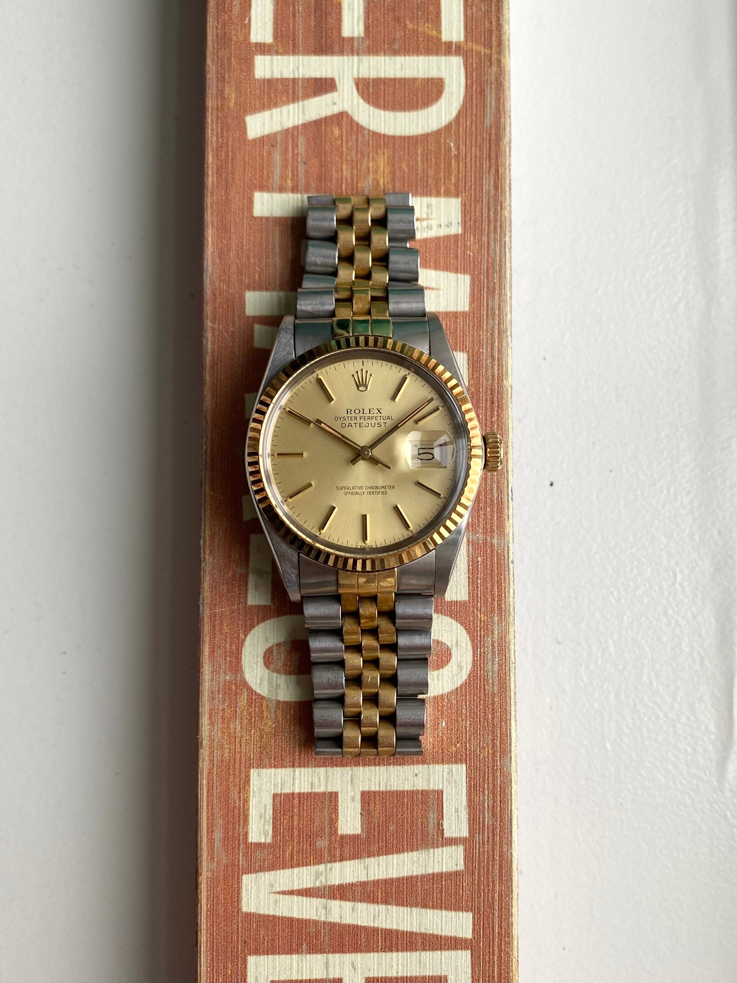 Rolex Datejust 16013 - Two Tone Champagne