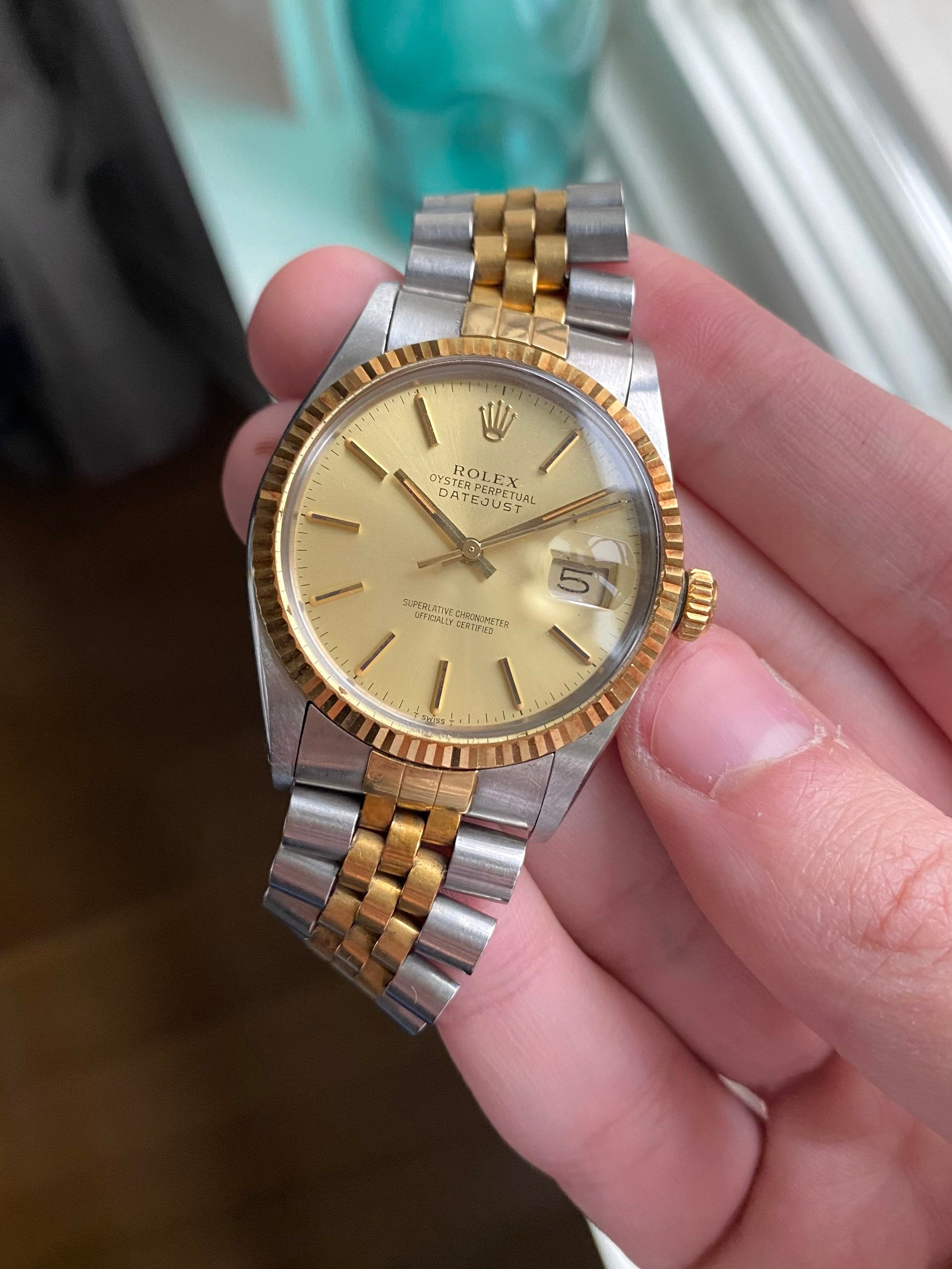 Rolex Datejust 16013 - Two Tone Champagne