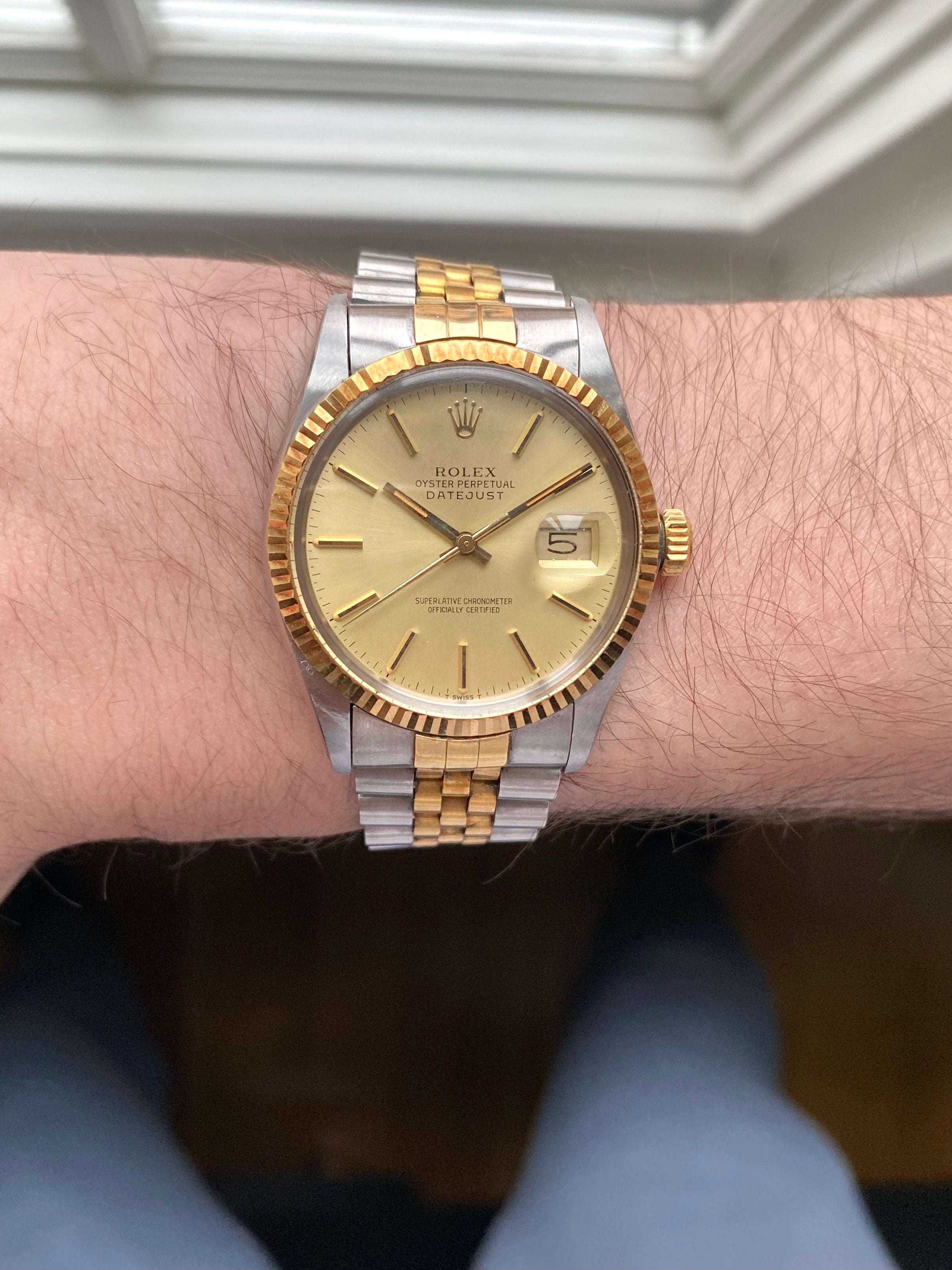 Rolex Datejust 16013 - Two Tone Champagne