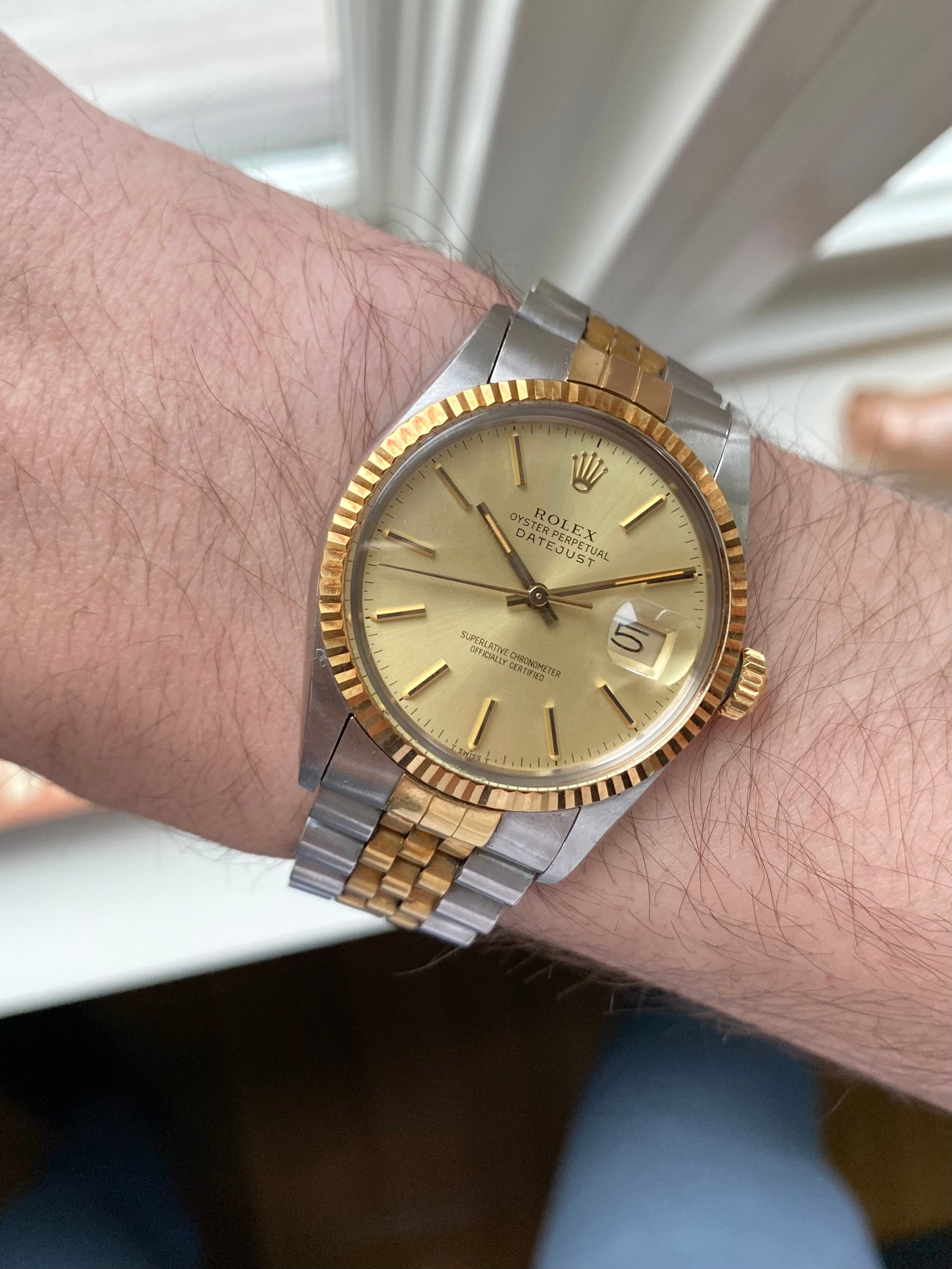 Rolex Datejust 16013 - Two Tone Champagne