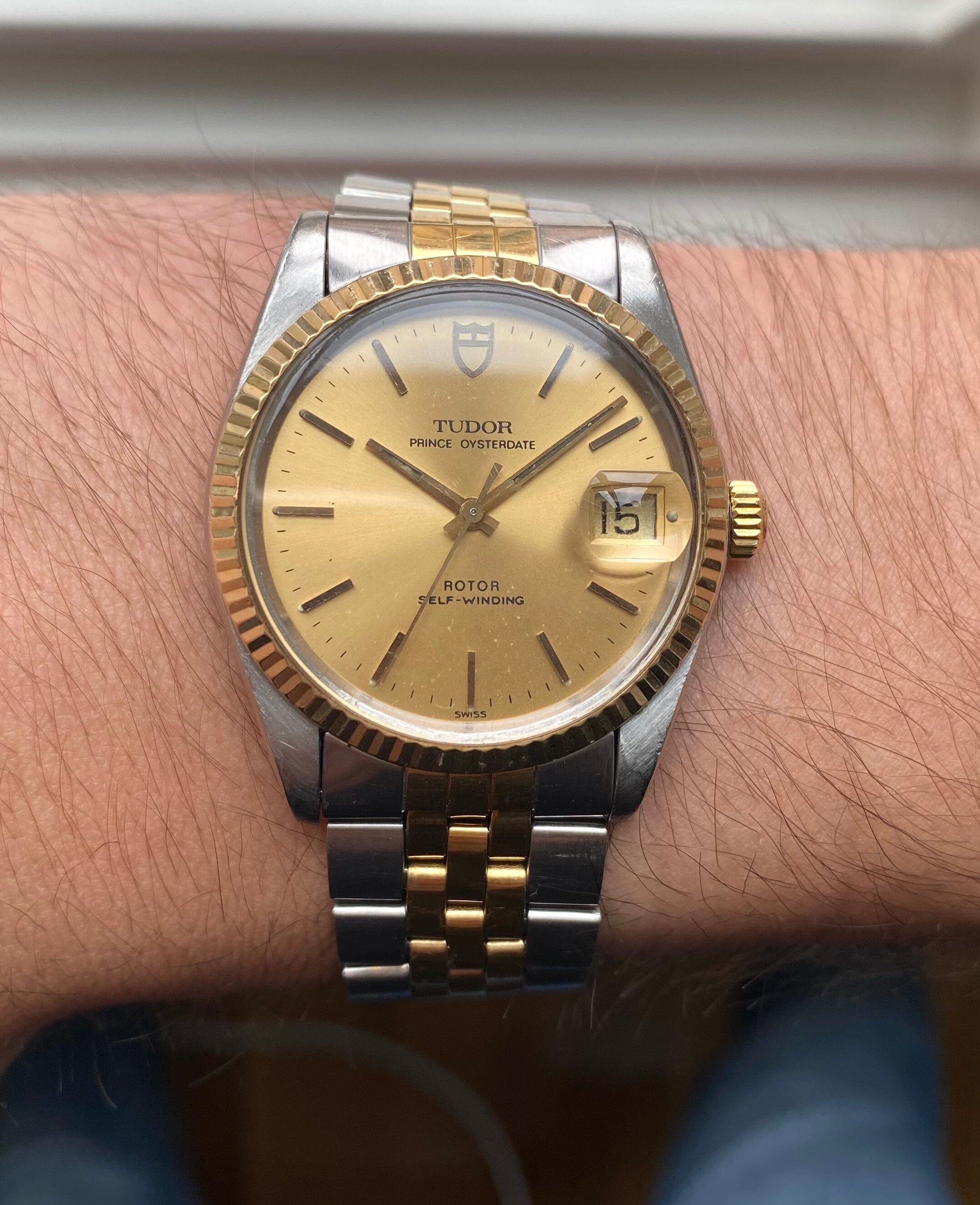 Tudor Prince Oysterdate — Two-tone