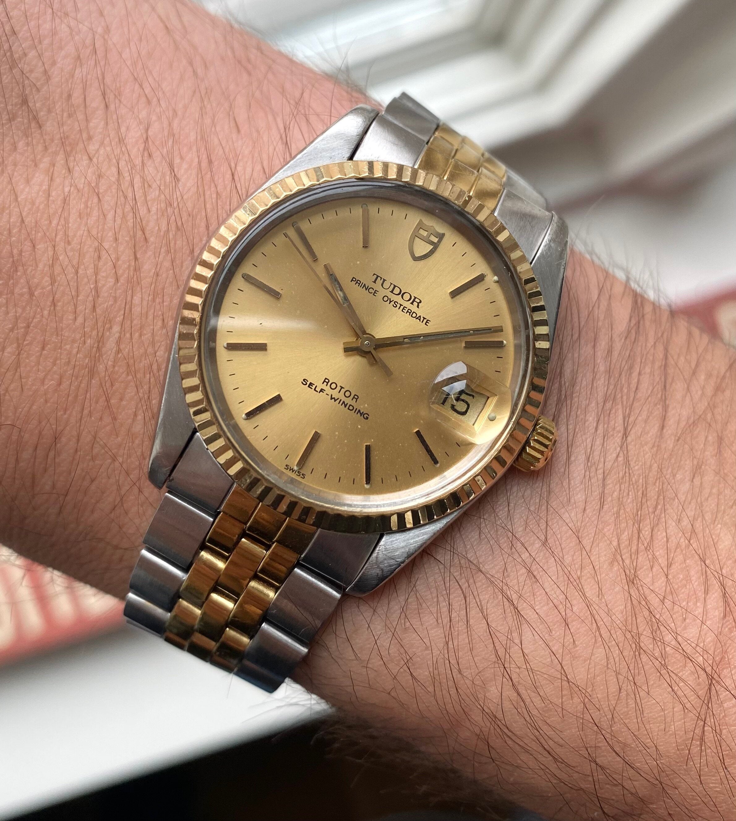 Tudor Prince Oysterdate — Two-tone