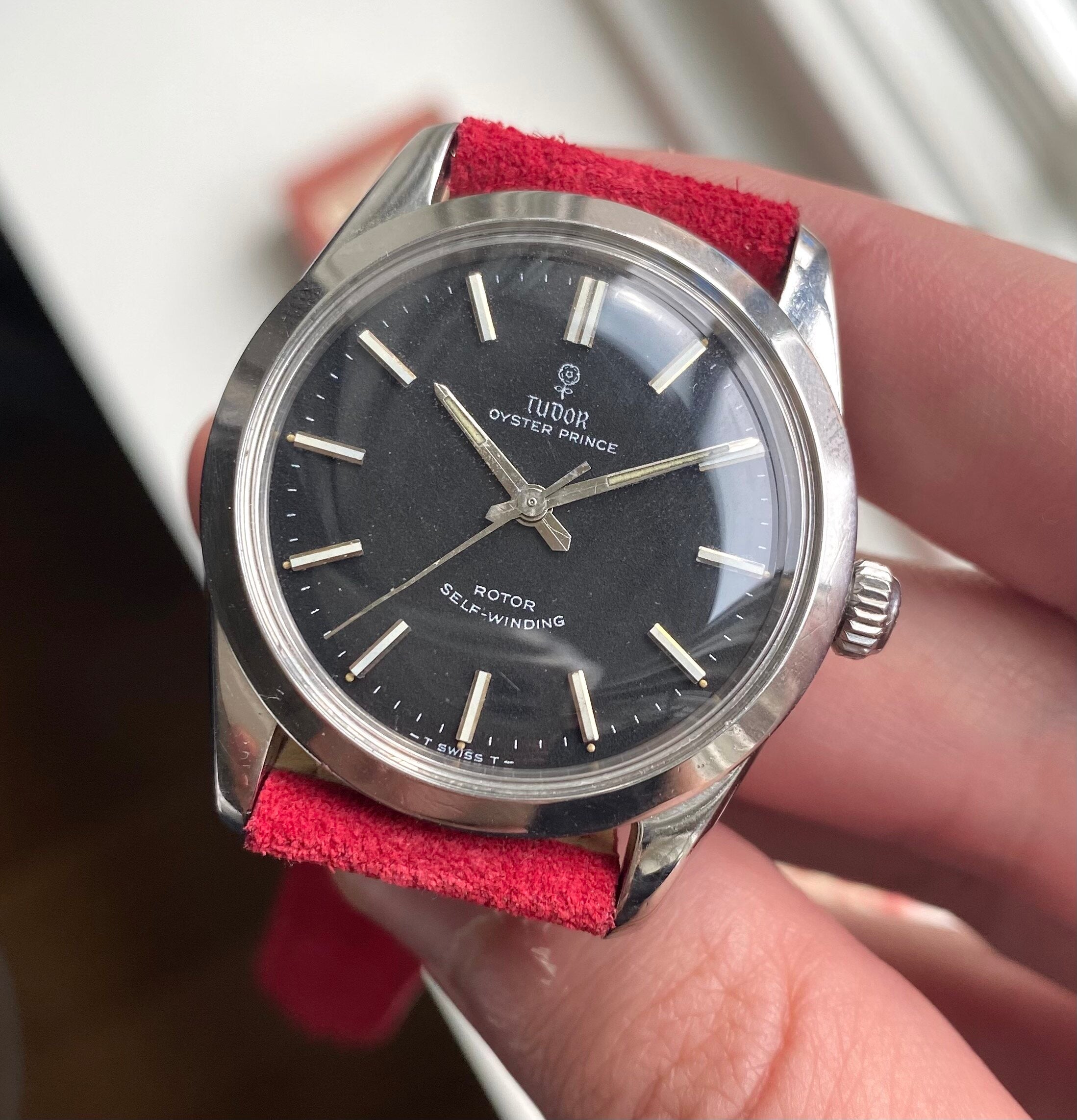 Tudor Oyster Prince — Black Rose Dial