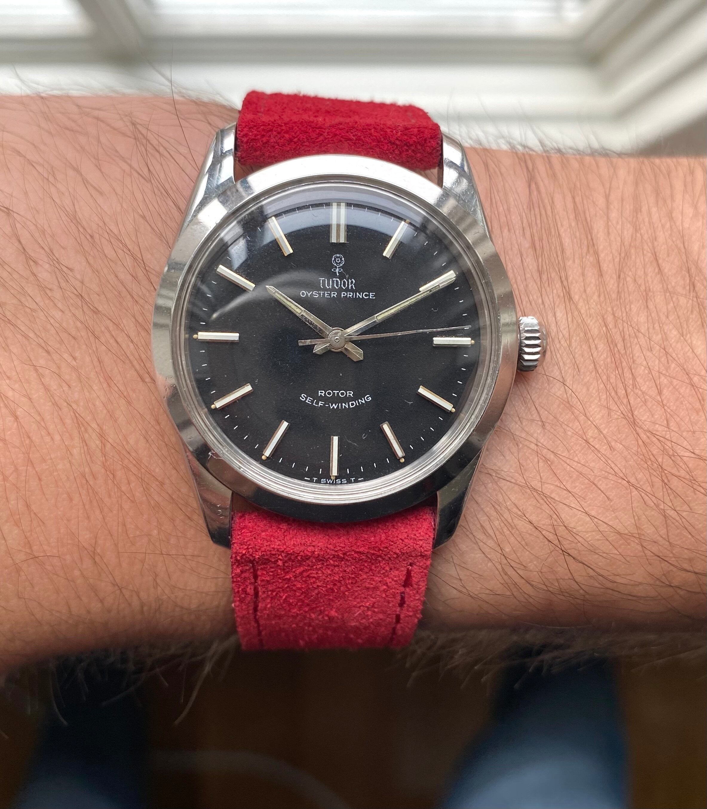 Tudor Oyster Prince — Black Rose Dial