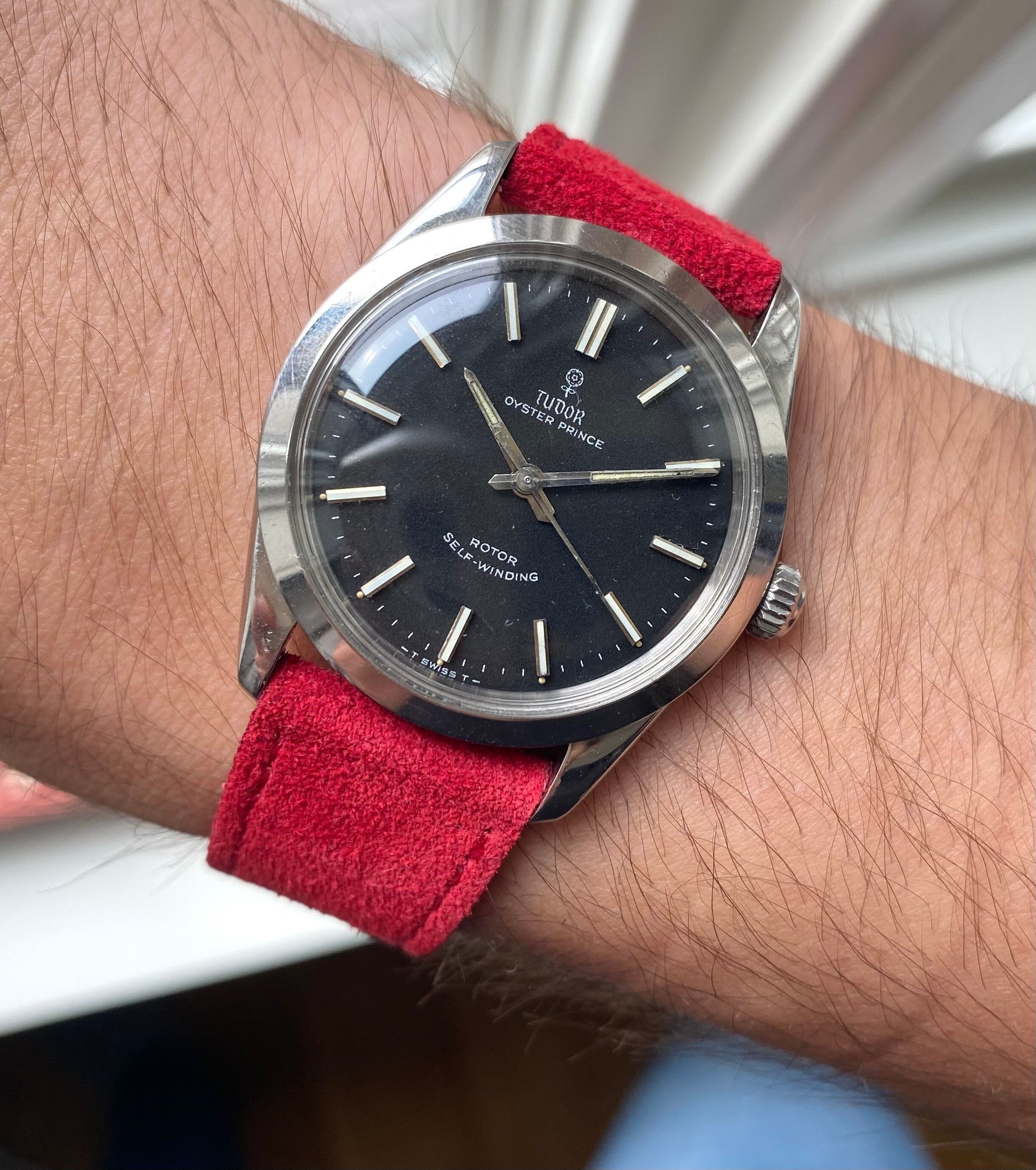 Tudor Oyster Prince — Black Rose Dial