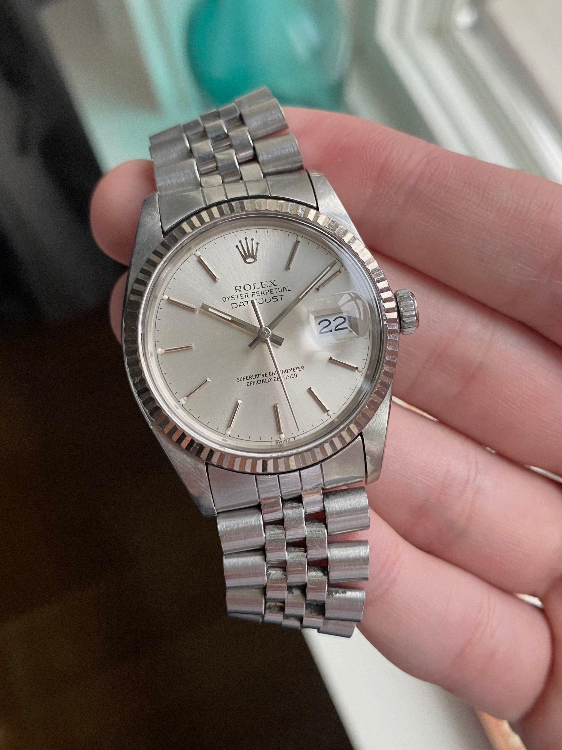 Rolex Datejust 16014 - Silver