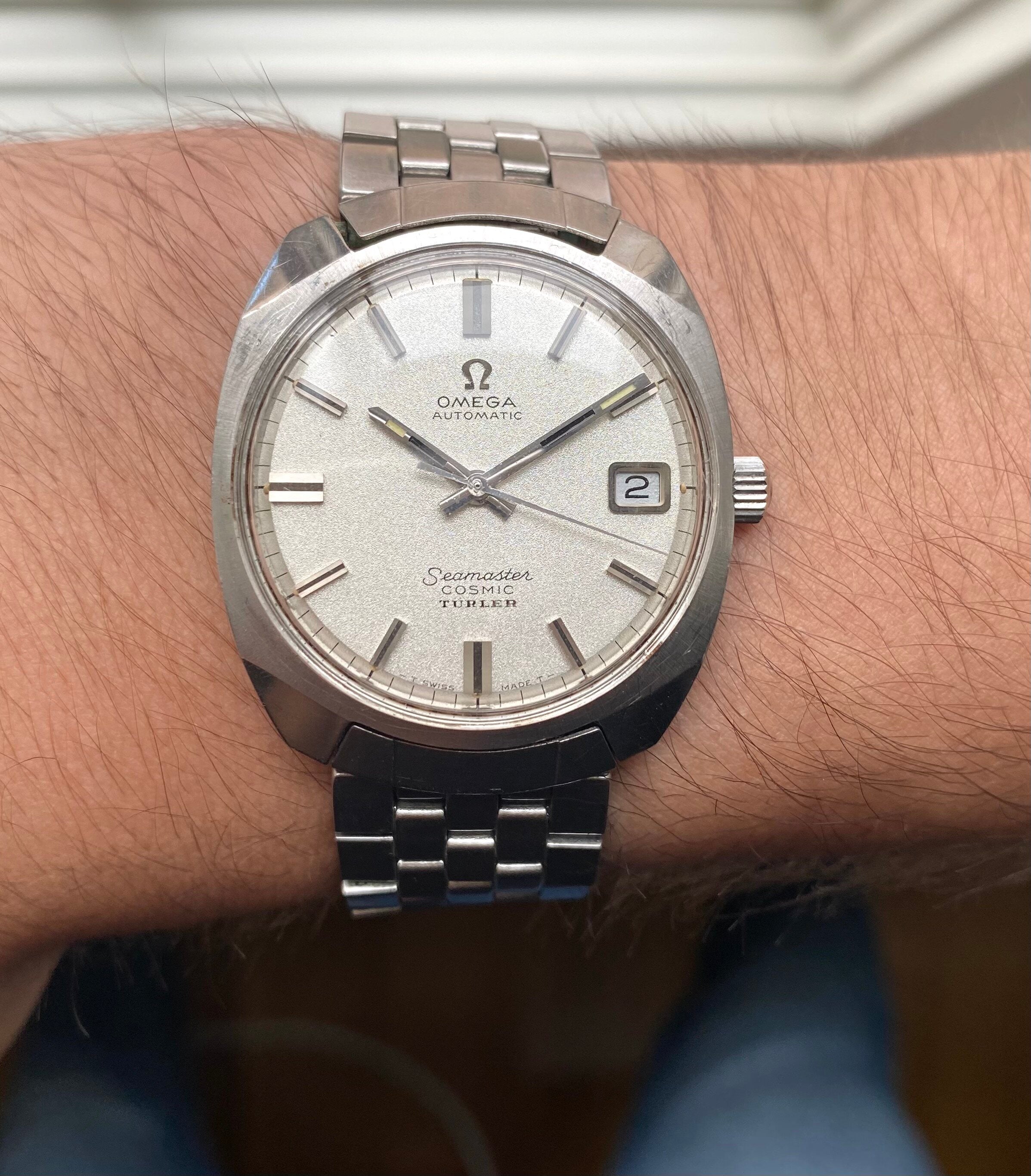 Omega Seamaster Cosmic — Turler-signed Dial