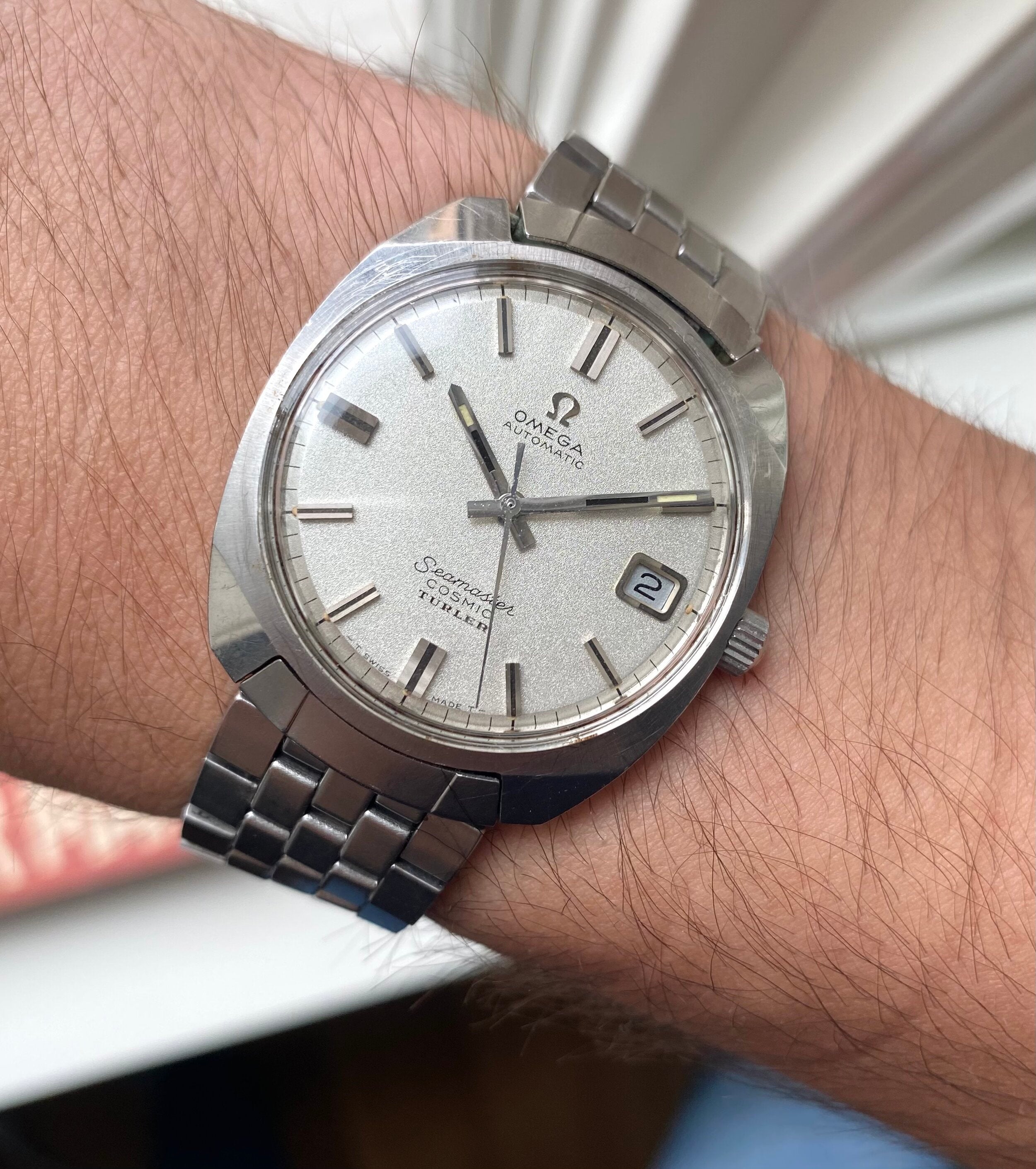 Omega Seamaster Cosmic — Turler-signed Dial