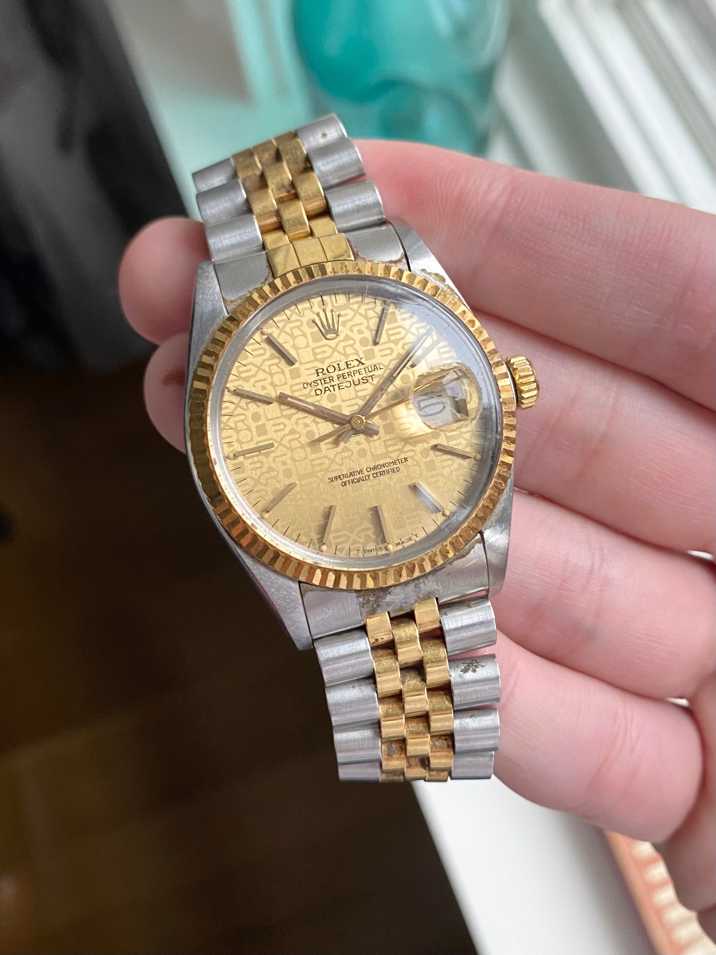 Rolex Datejust 16013 - Champagne Jubilee Dial