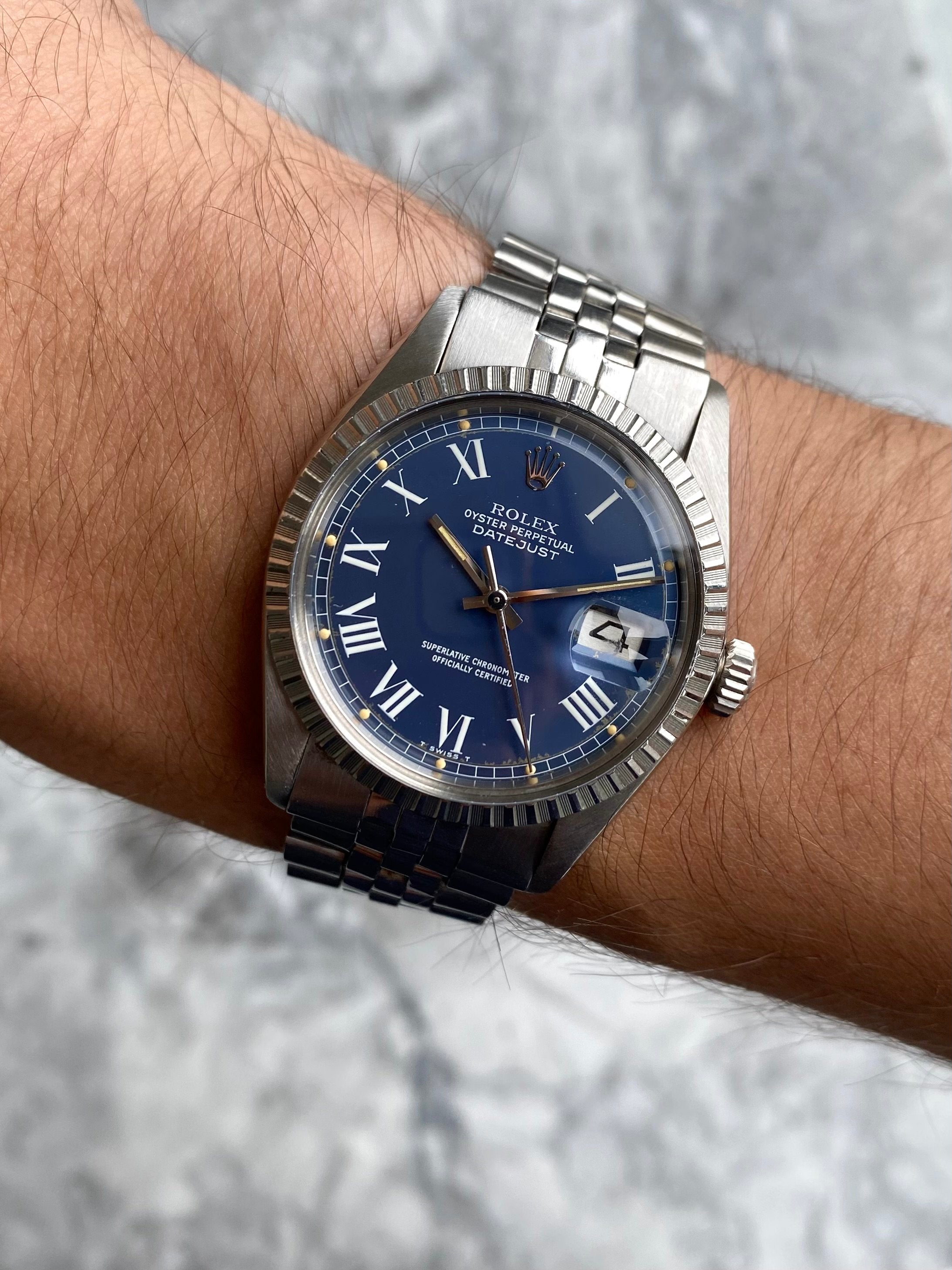 Rolex Datejust 1603 - Blue Buckley.