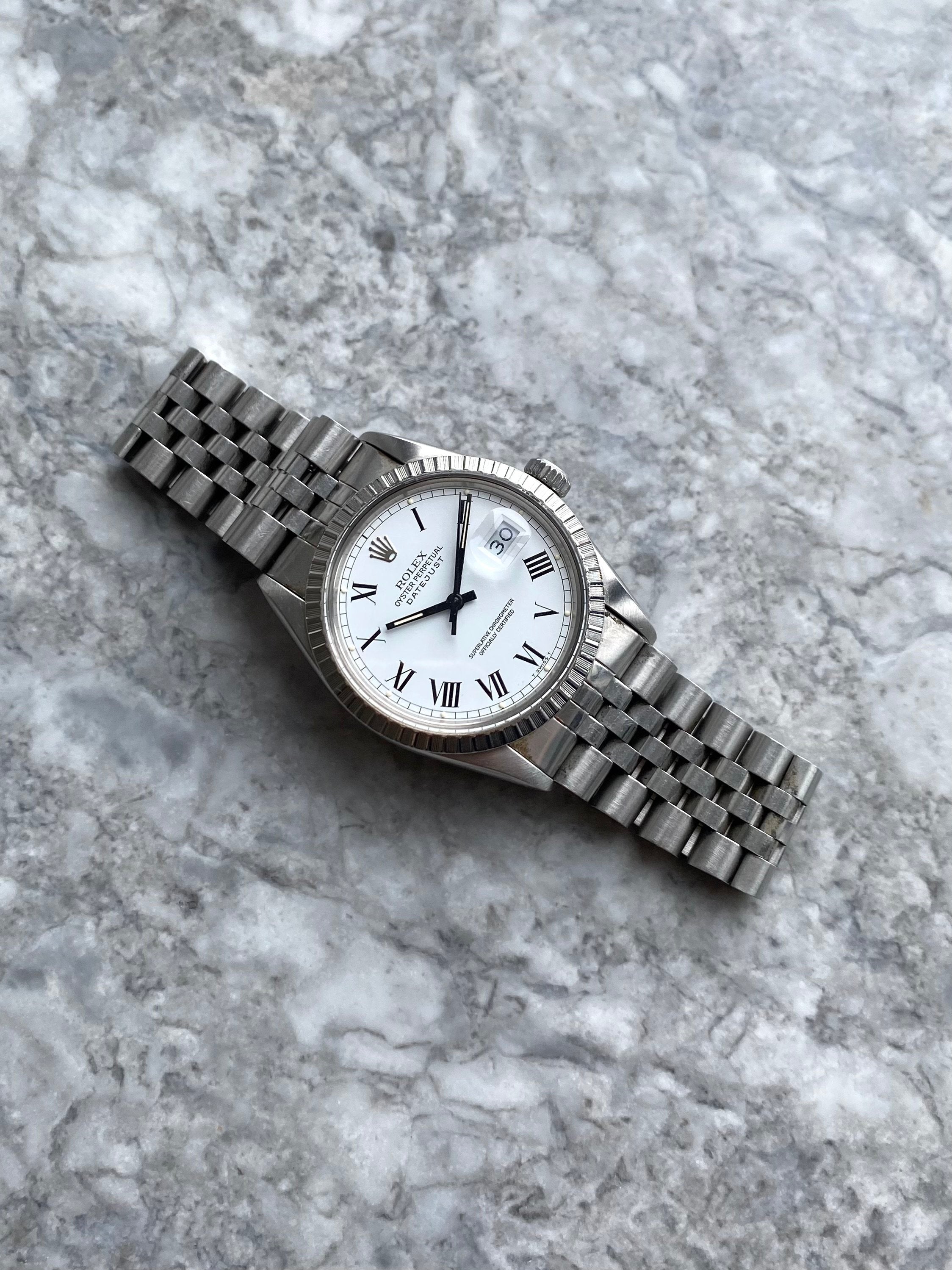 Rolex Datejust 16030 - White Buckley.