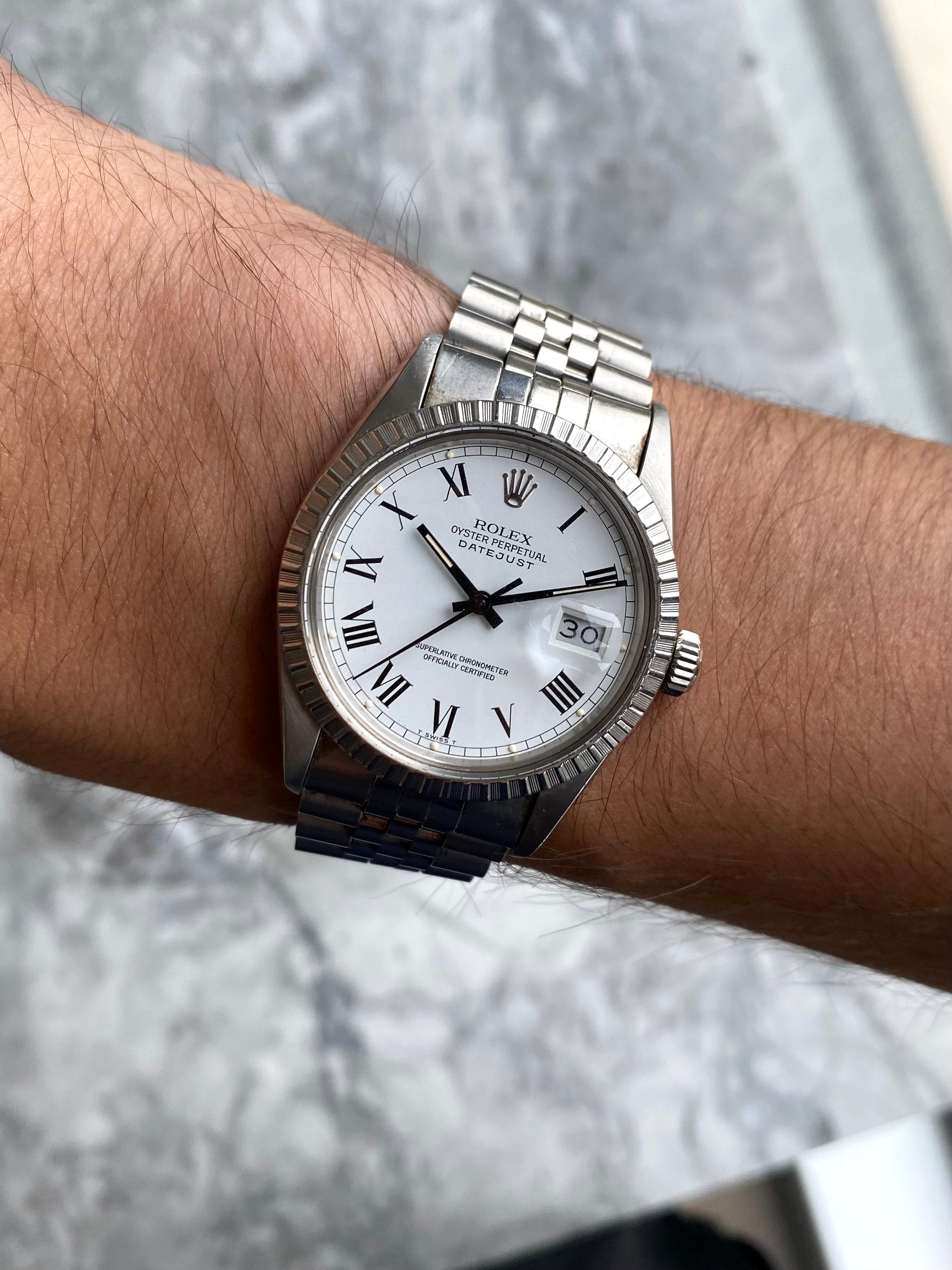 Rolex Datejust 16030 - White Buckley.