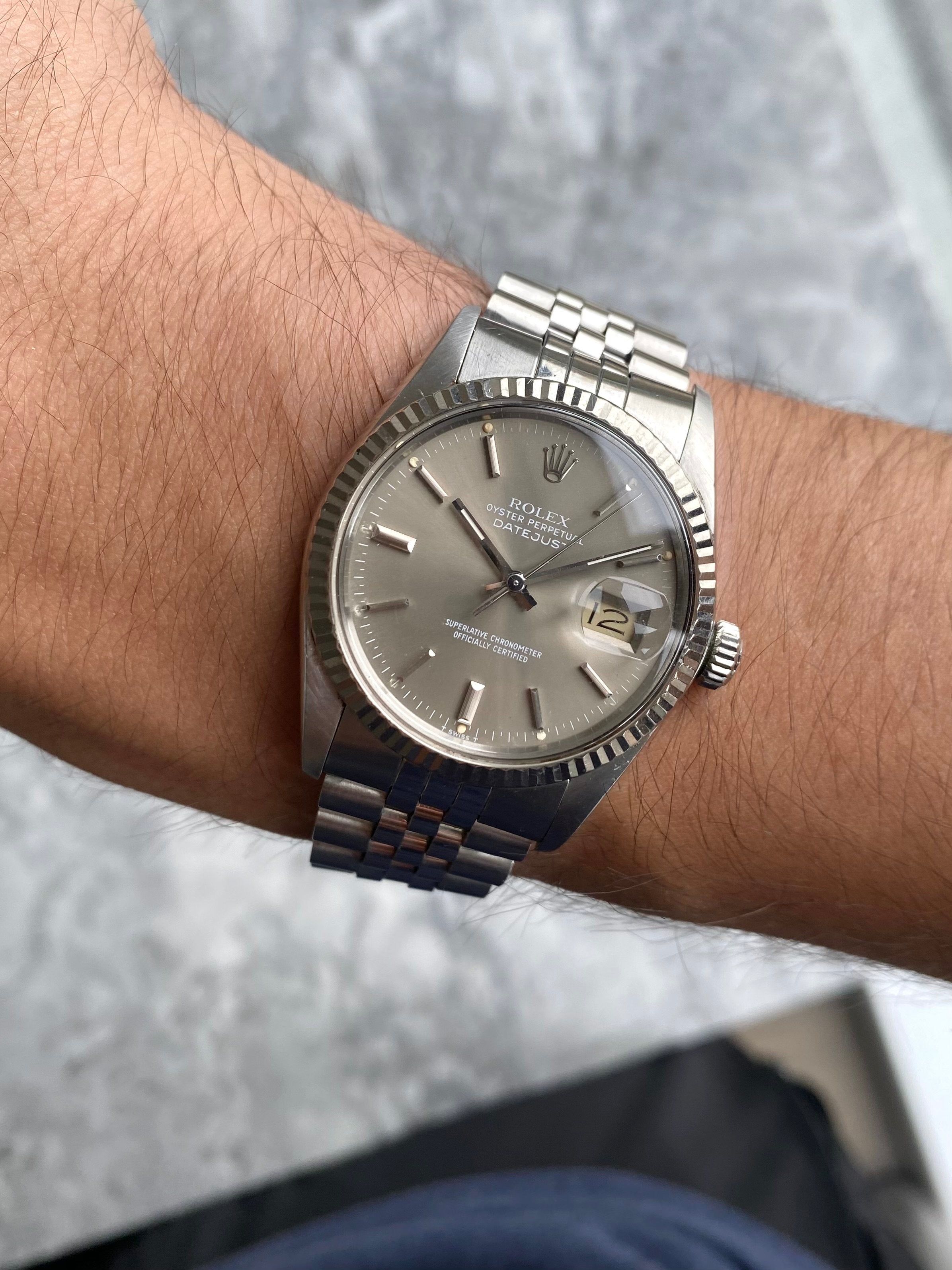 Rolex Datejust 16014 - Grey Dial.