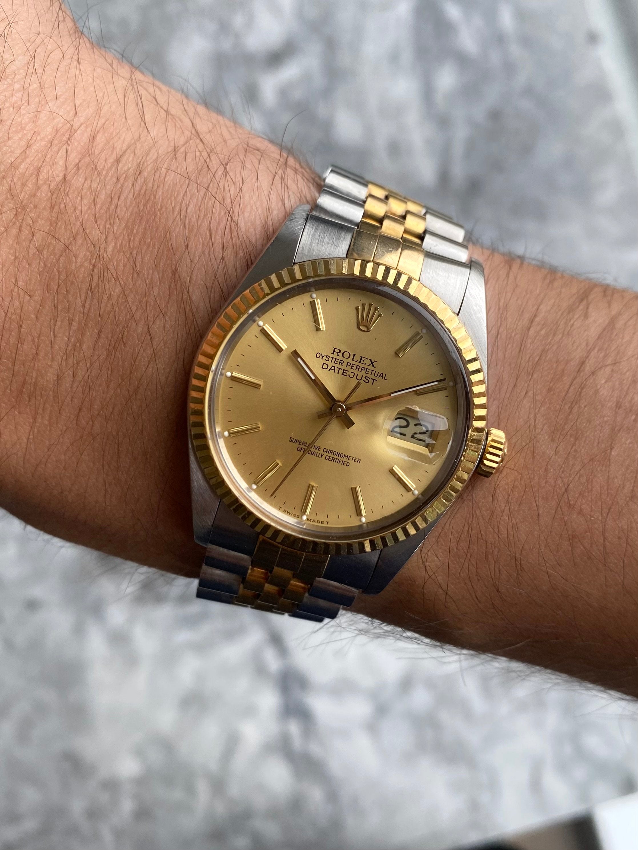 Rolex Datejust 16013 - Champagne Dial.