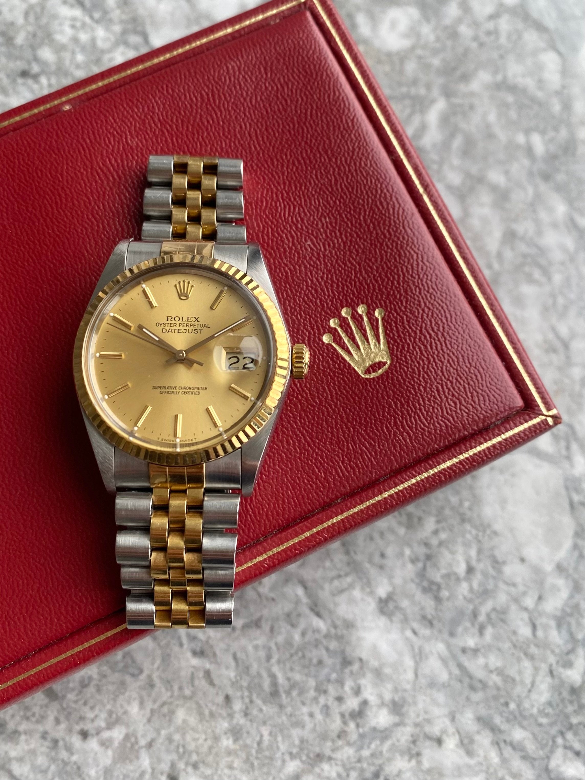 Rolex Datejust 16013 - Champagne Dial.