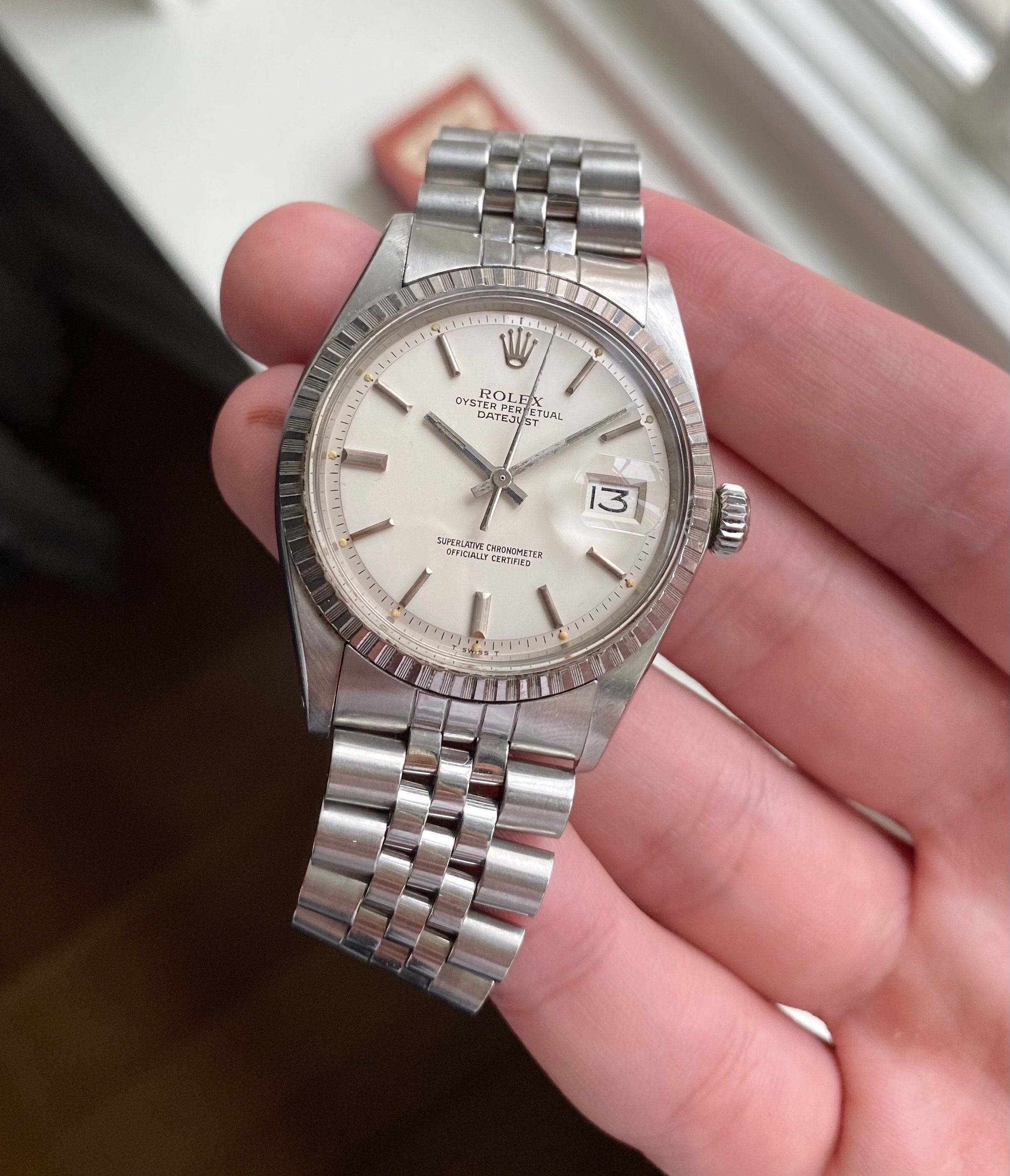 Rolex Datejust 1603 - Matte White.