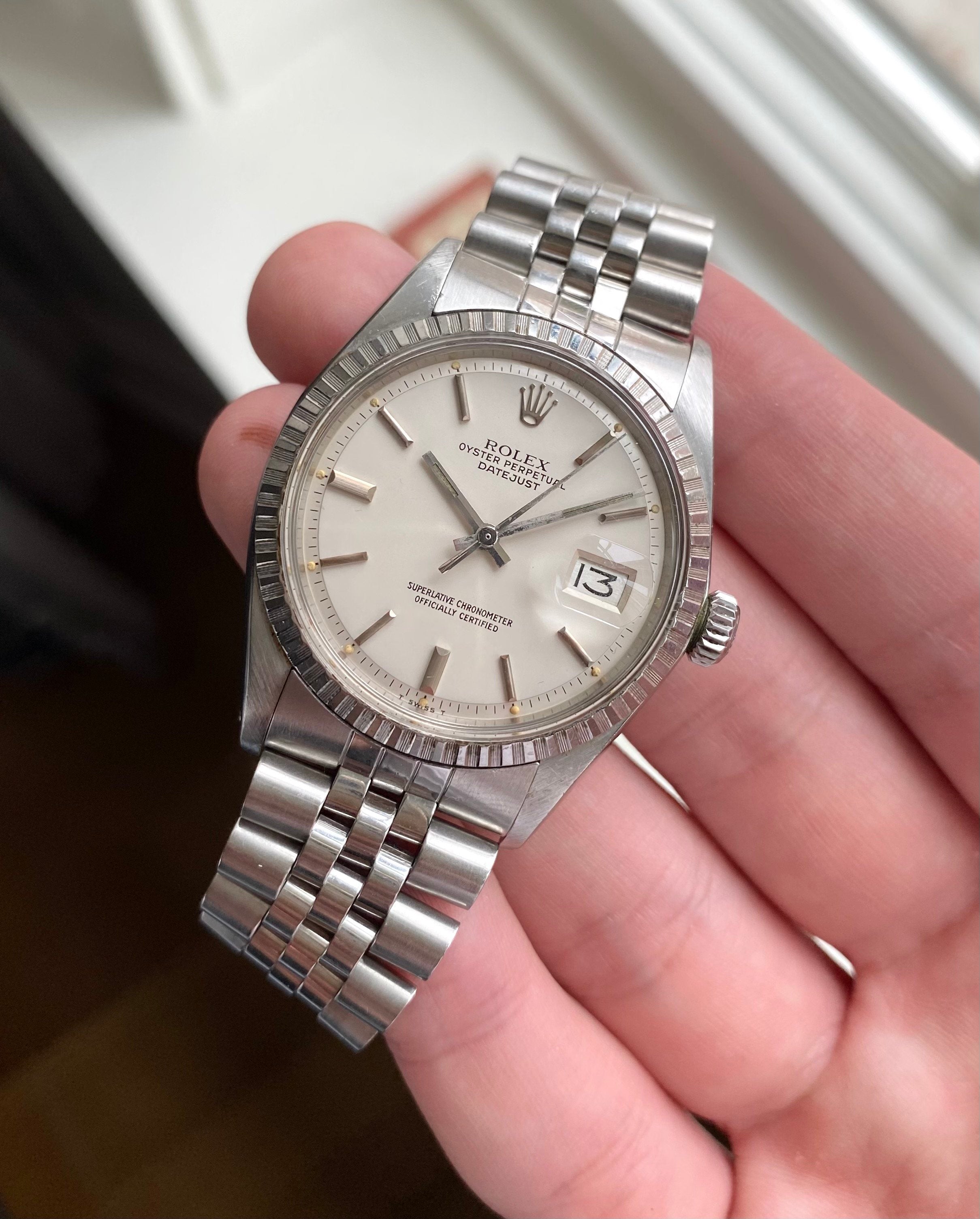 Rolex Datejust 1603 - Matte White.