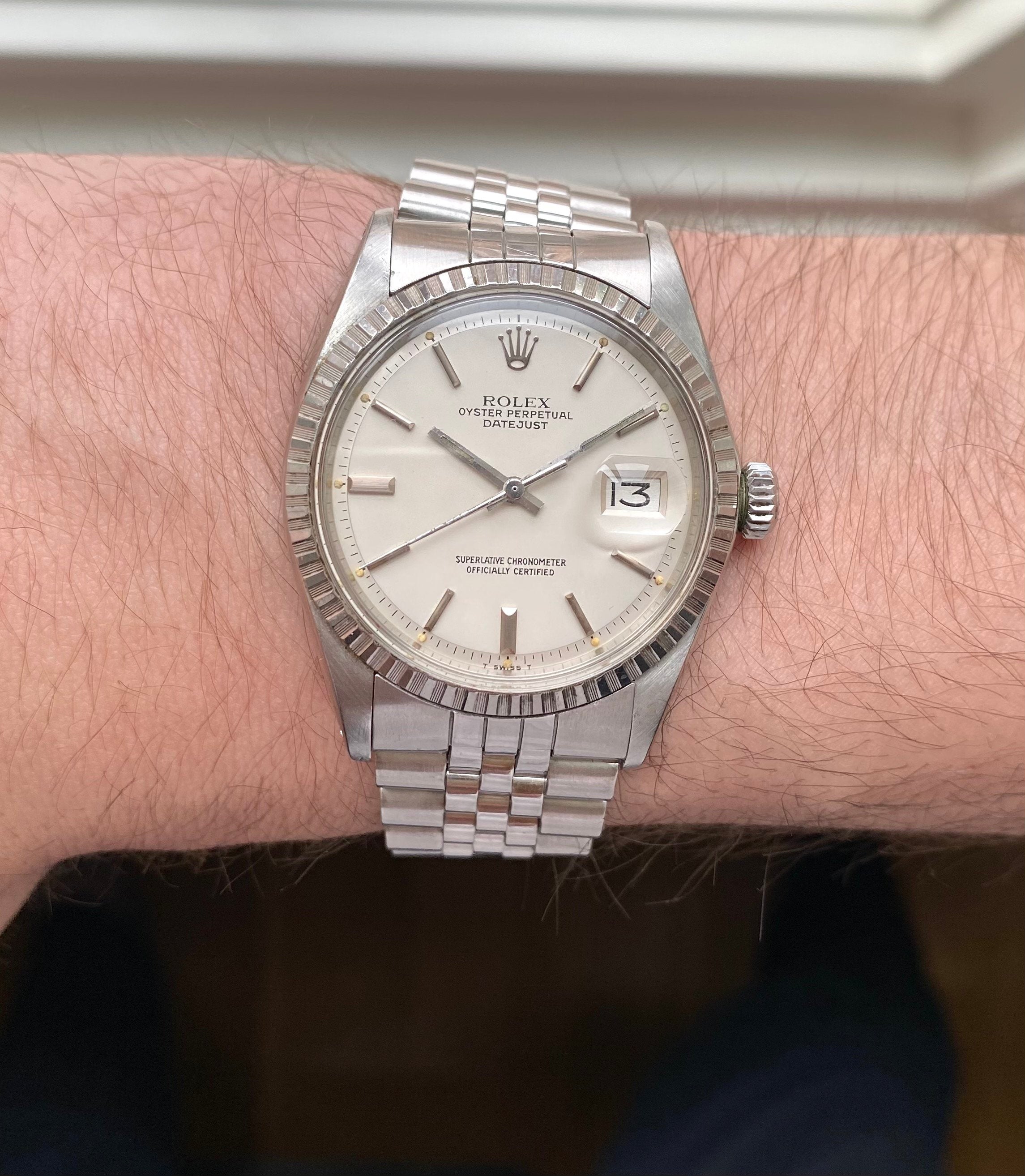 Rolex Datejust 1603 - Matte White.