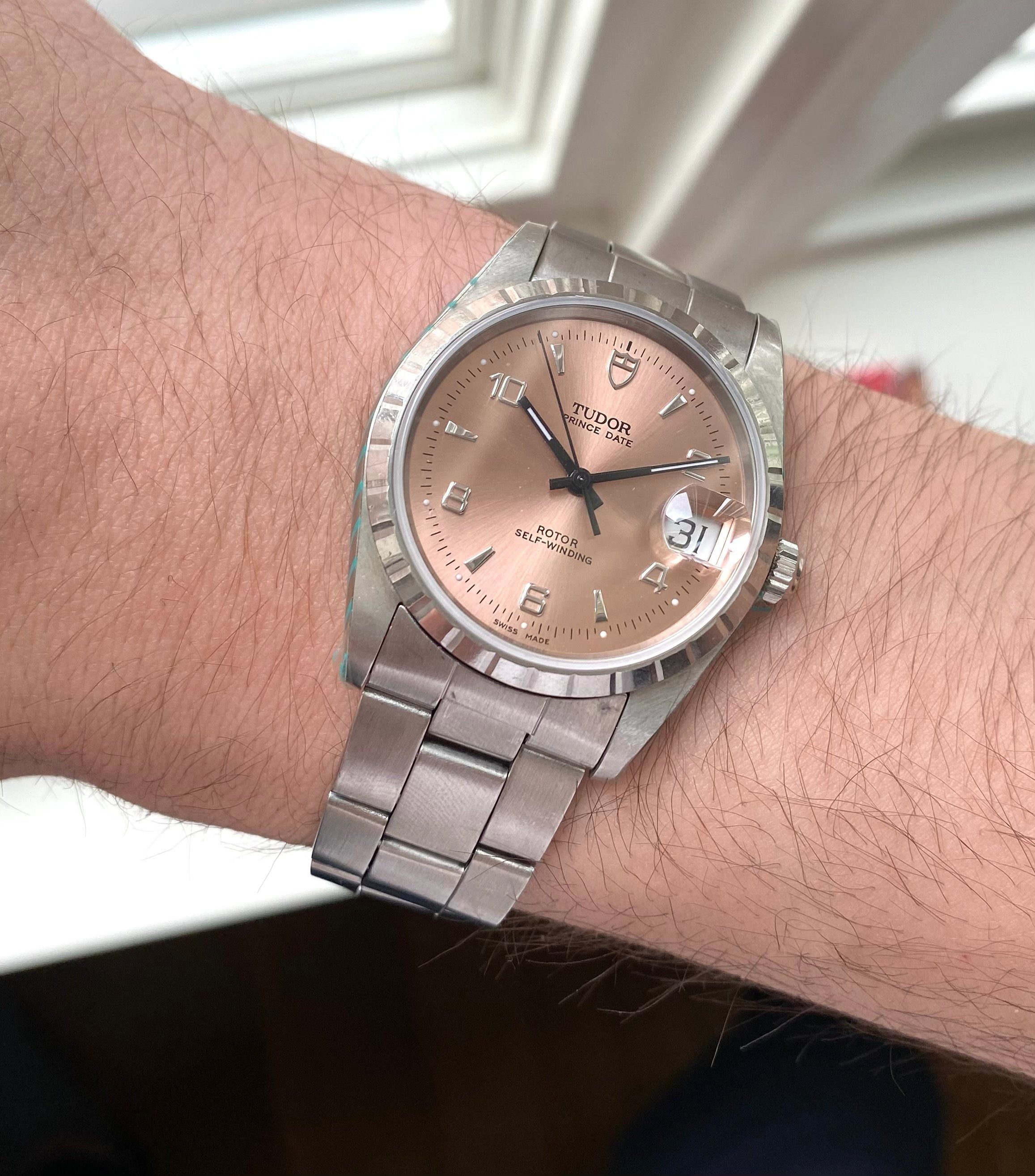 Tudor Prince Date — Salmon