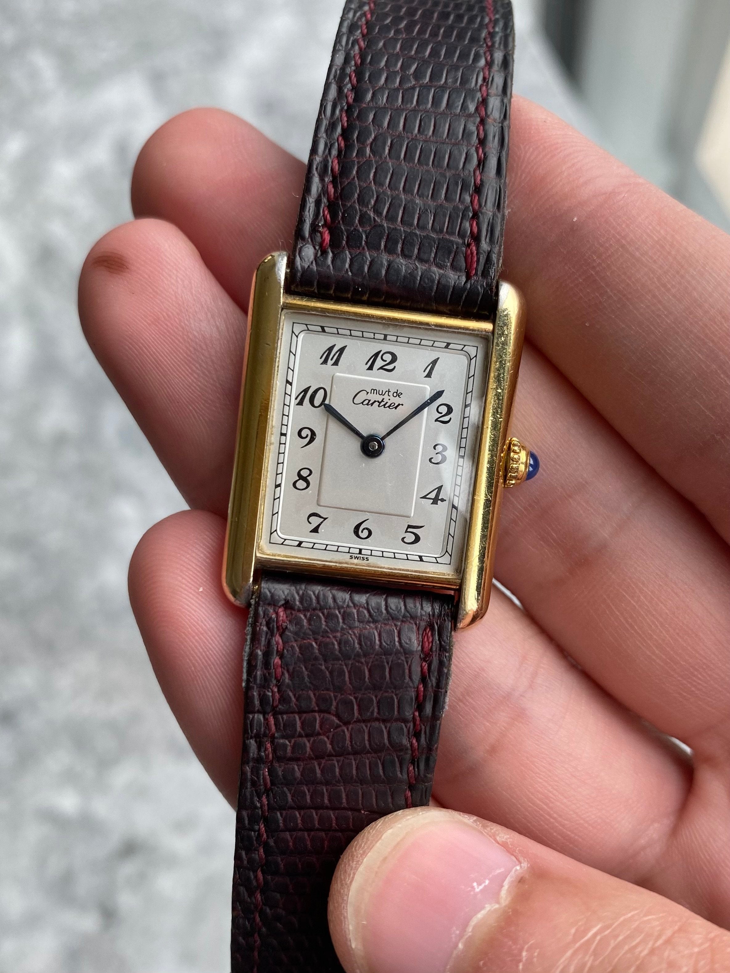 Cartier Tank - Arabic Numerals.