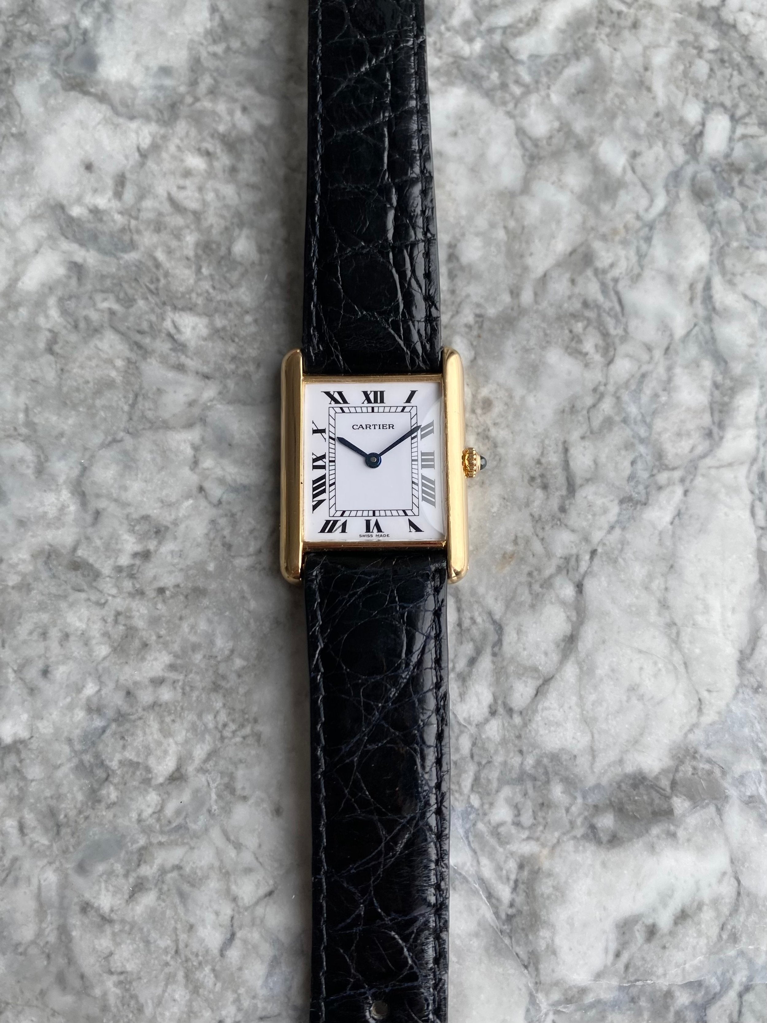 Cartier Tank Louis- 18K Yellow Gold.