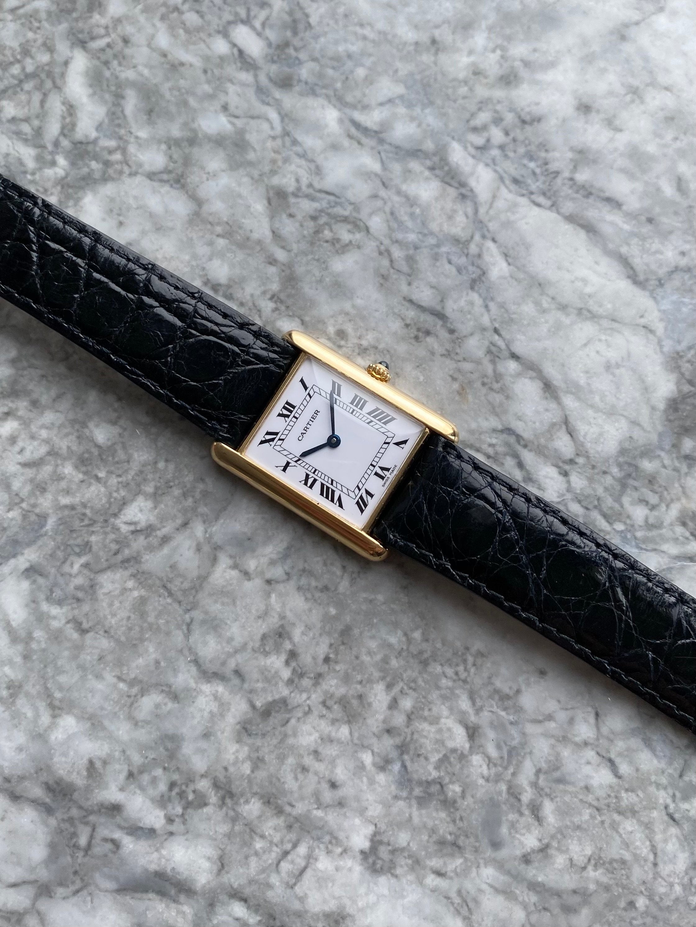 Cartier Tank Louis- 18K Yellow Gold.