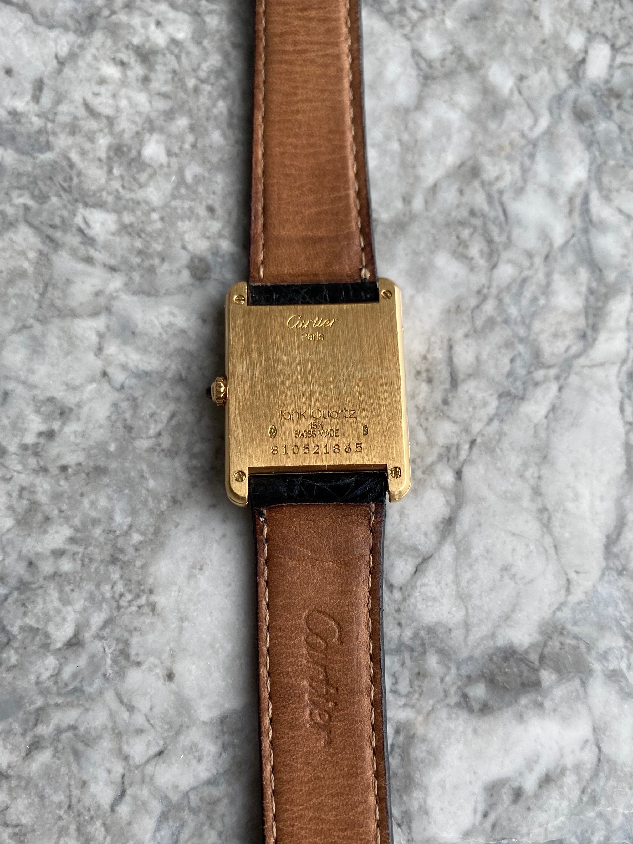 Cartier Tank Louis- 18K Yellow Gold.